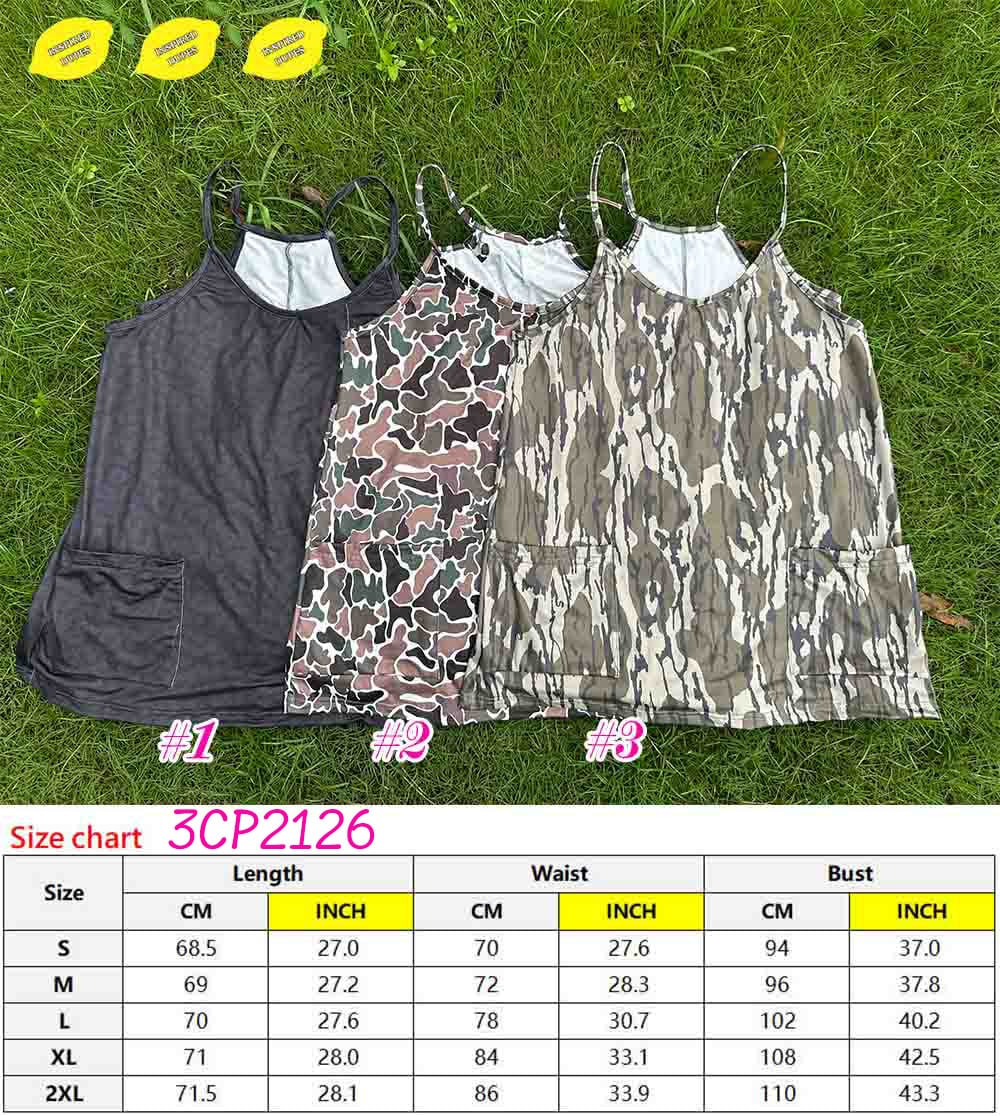 Alyssa Athletic Dress DUCK CAMO RTS