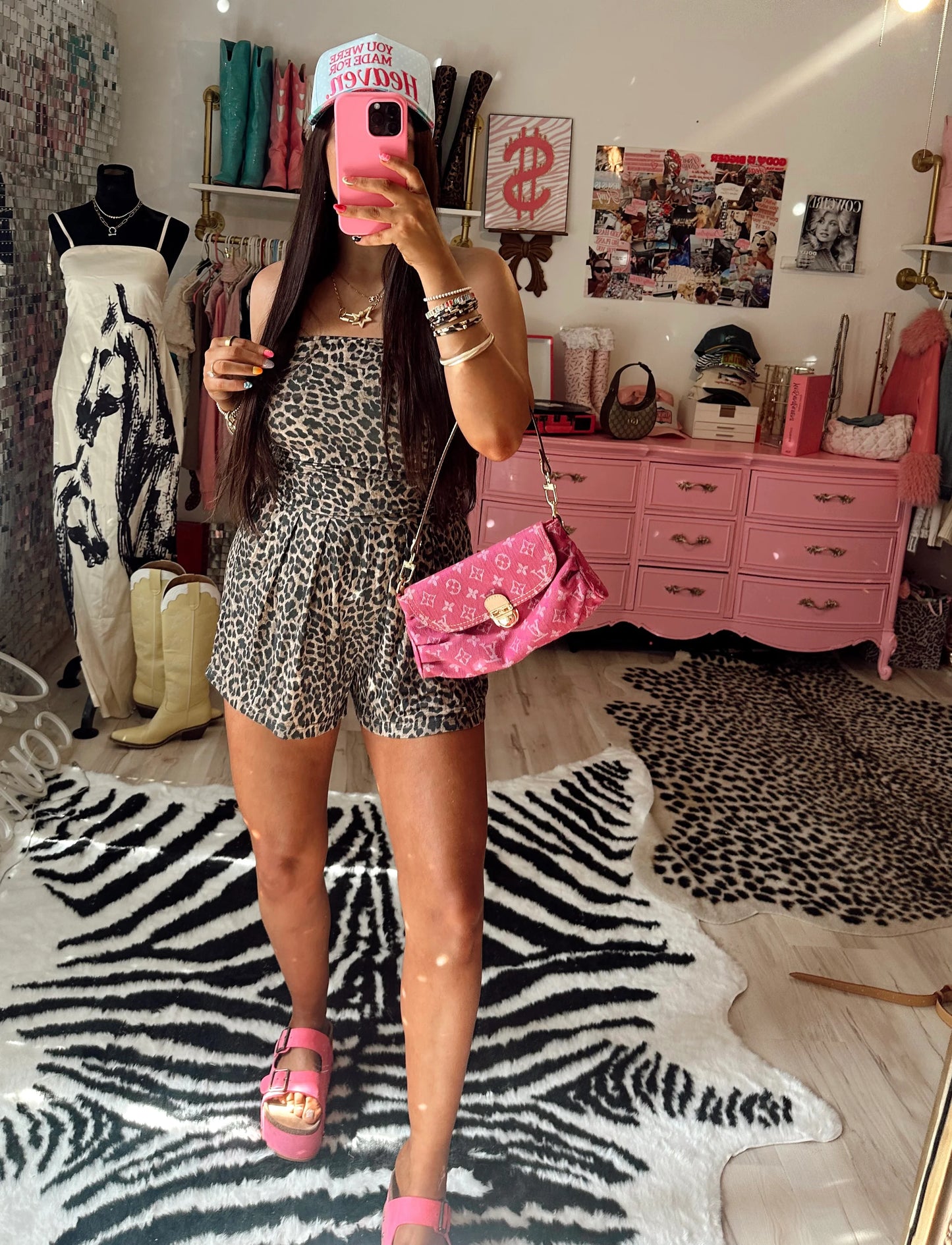 Leopard Soft Cotton Romper PRE