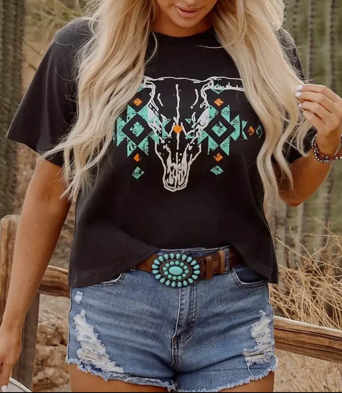 Aztec Bull Tee Semi-Cropped RTS