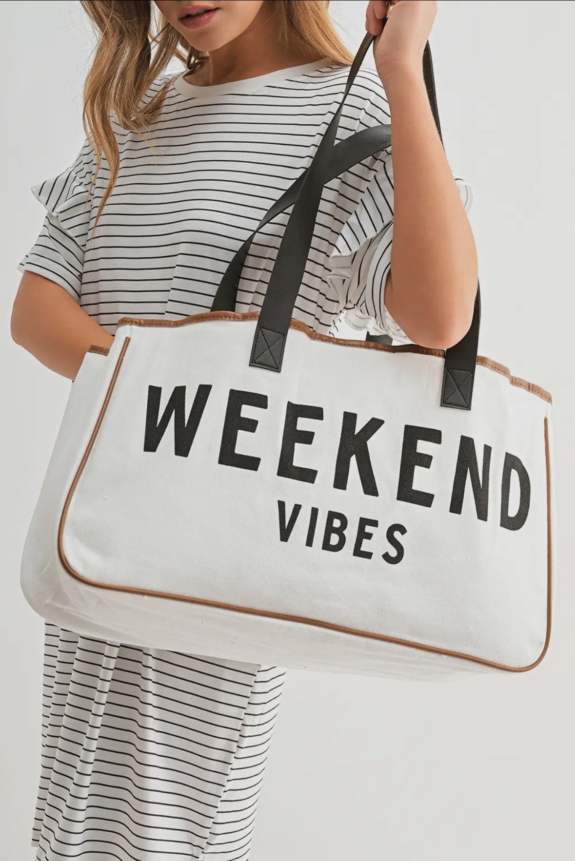 Canvas Weekend Vibes Tote RTS