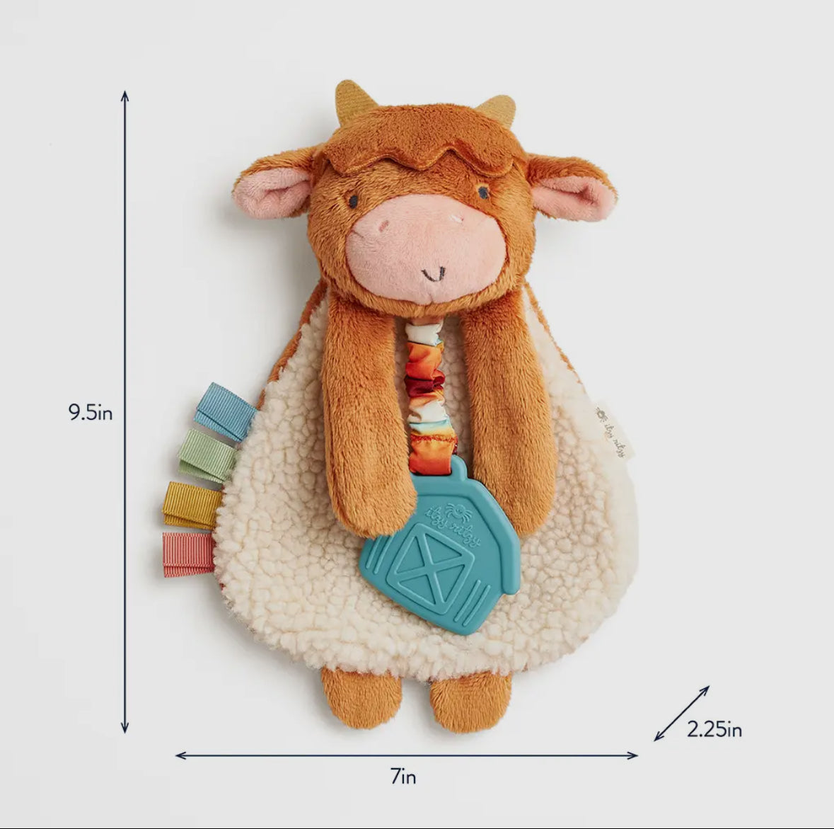 Highland Cow Itzy Friends Lovey™ Plush RTS