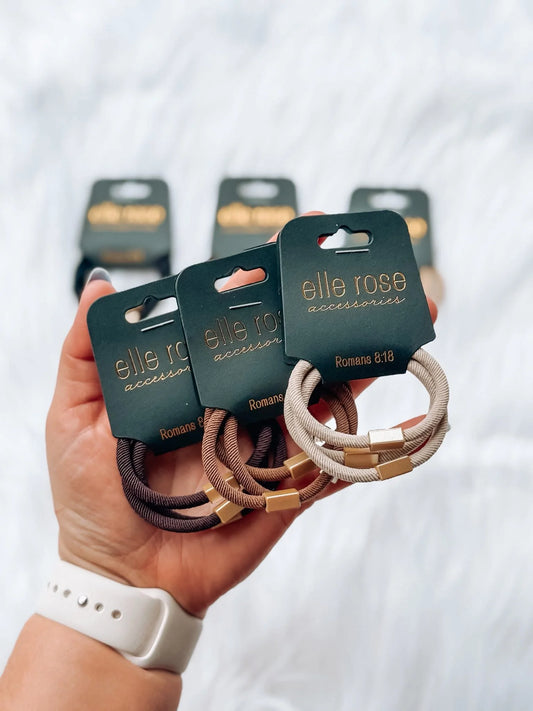 Classy Hair Tie / Bracelet Trio