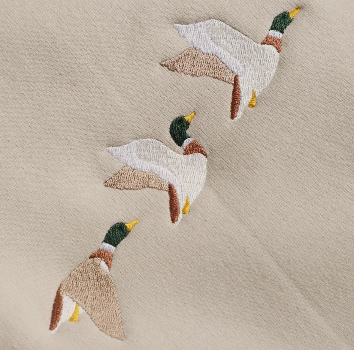 Flying Mallard Embroidered Crew RTS