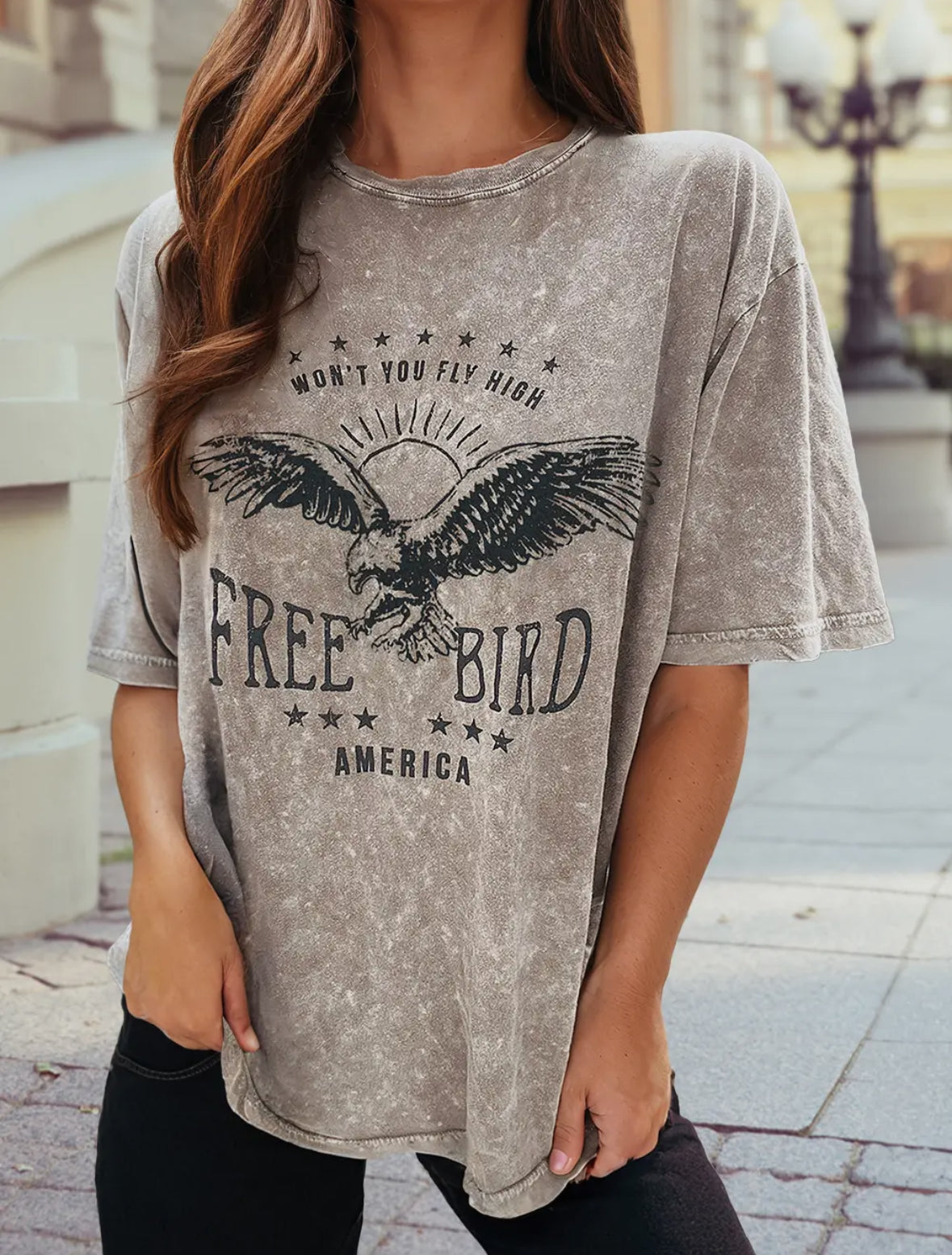 Free Bird Distressed Tee