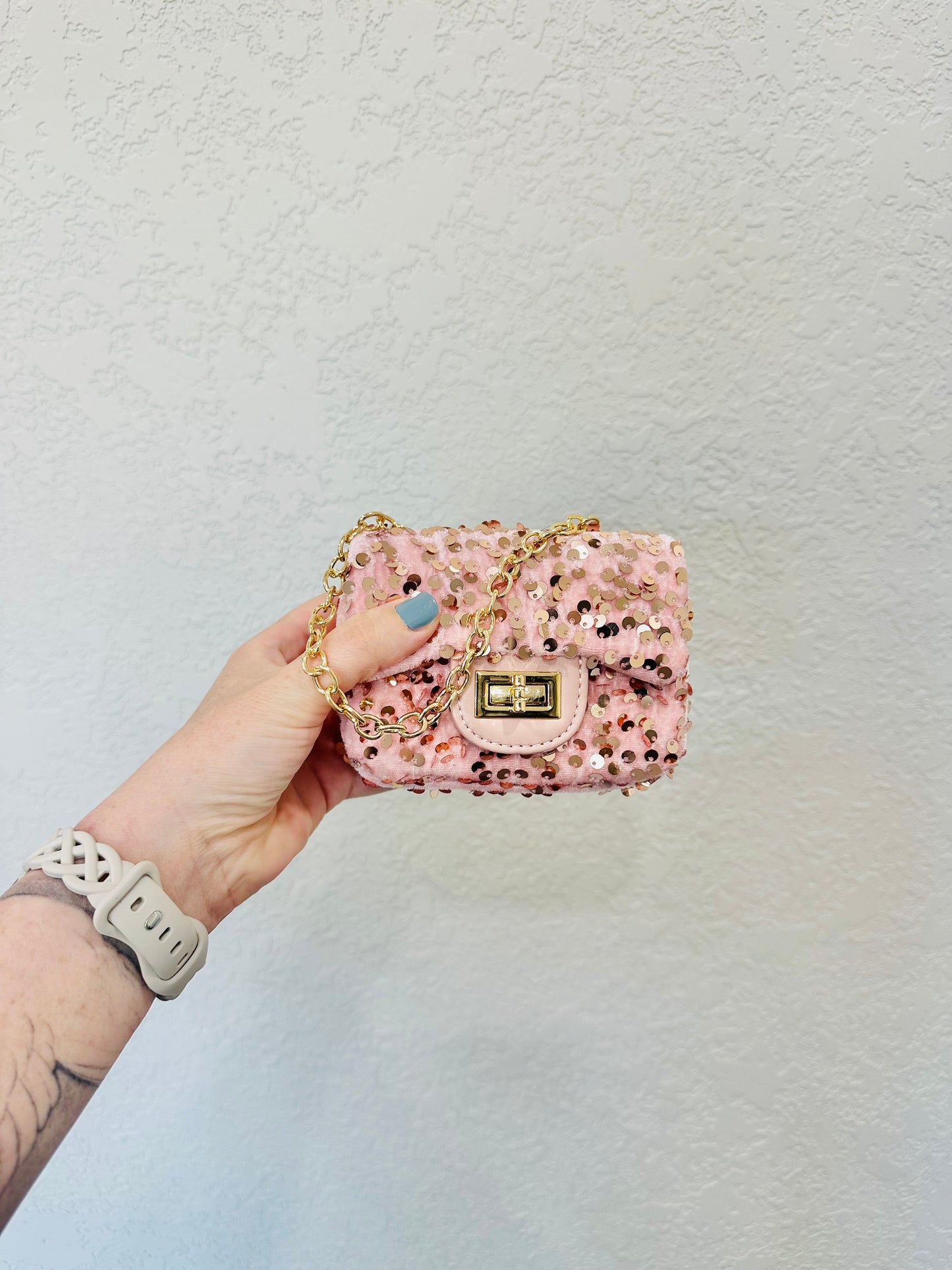 Sarah Sequin Mini Purse