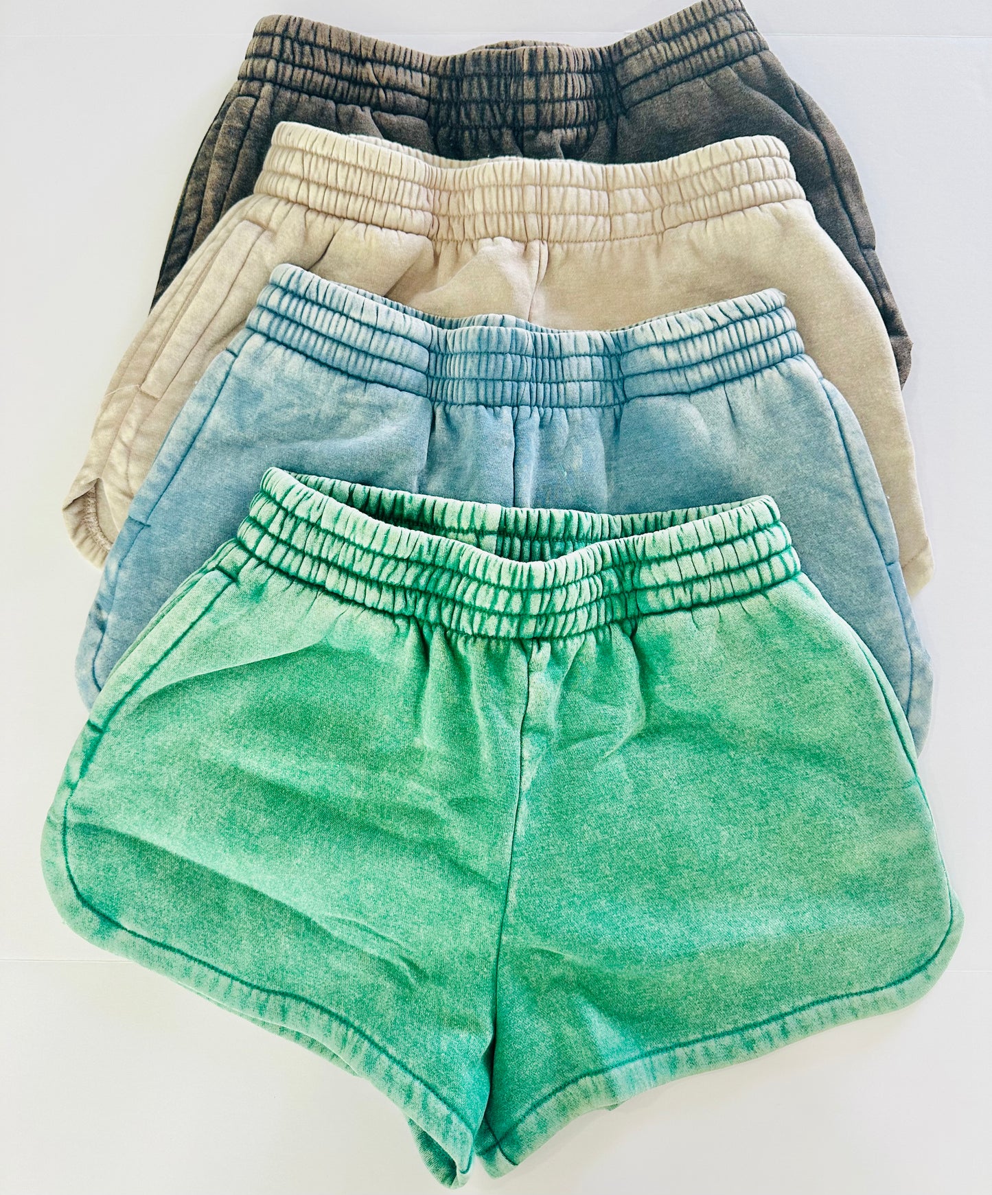Skye Acid Washed Dolphin Shorts RTS