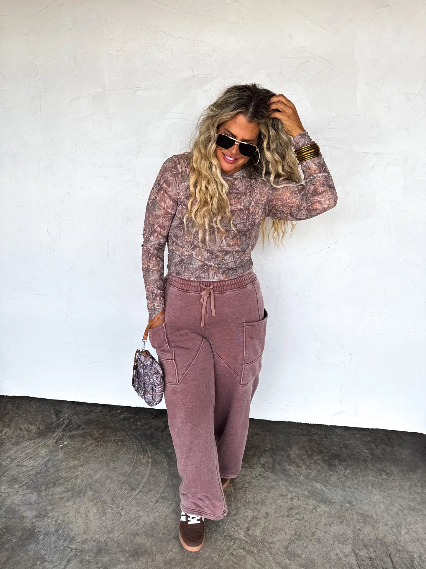 Cash Camo Mesh Top RTS