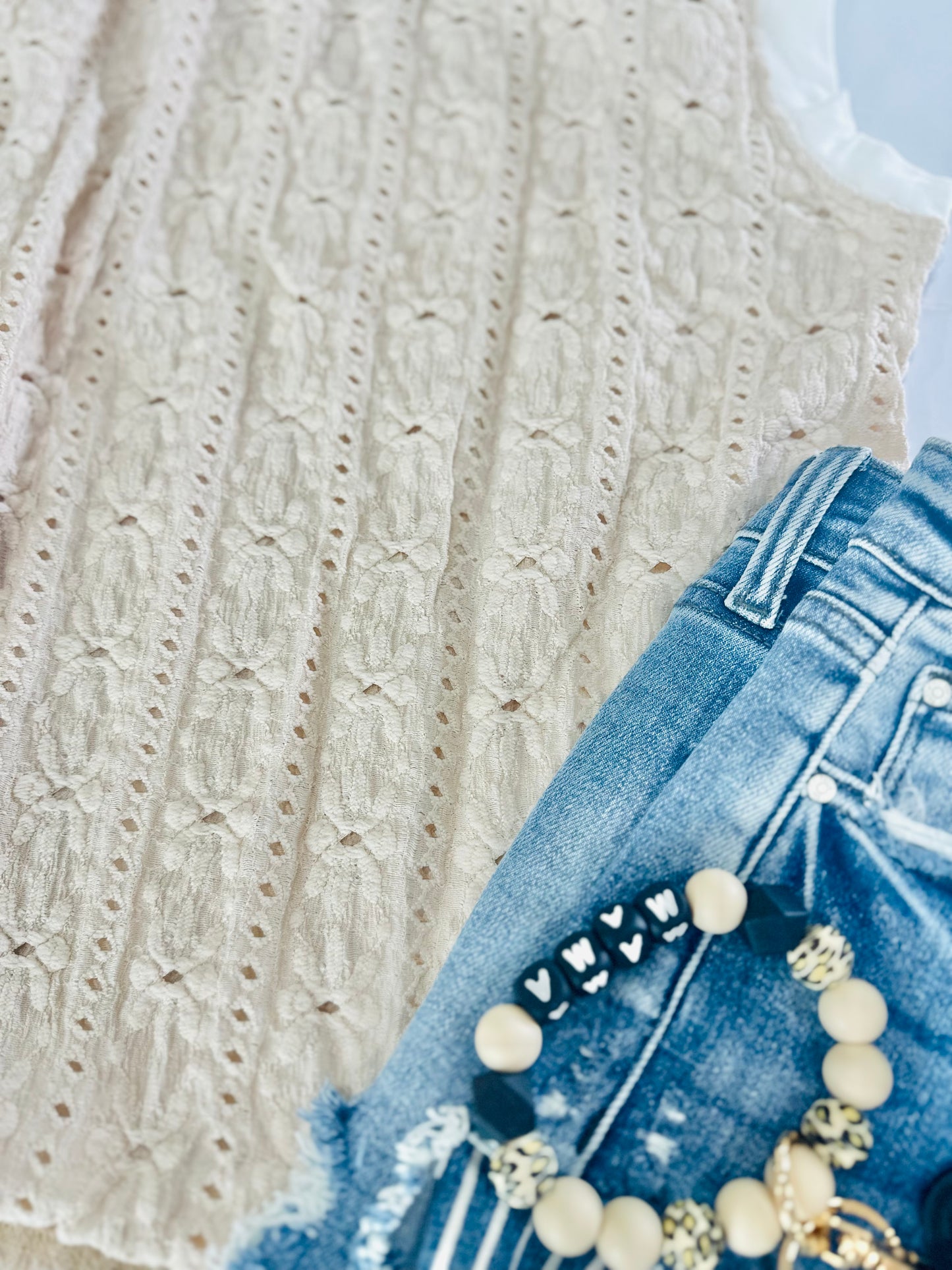 Trinity Textured Floral Tank RTS