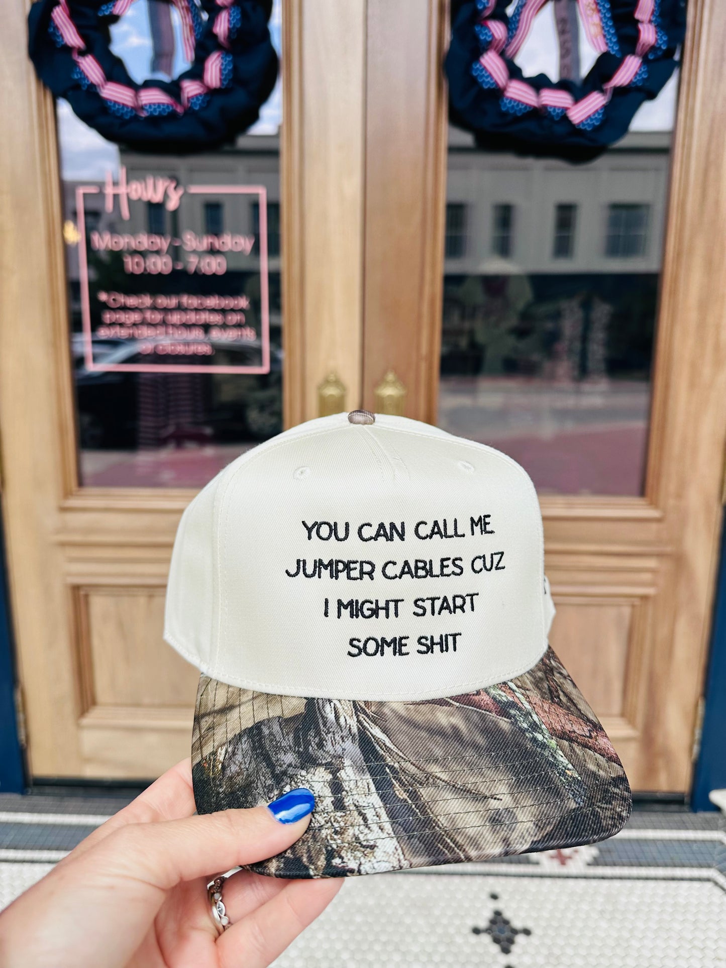Jumper Cables Hat