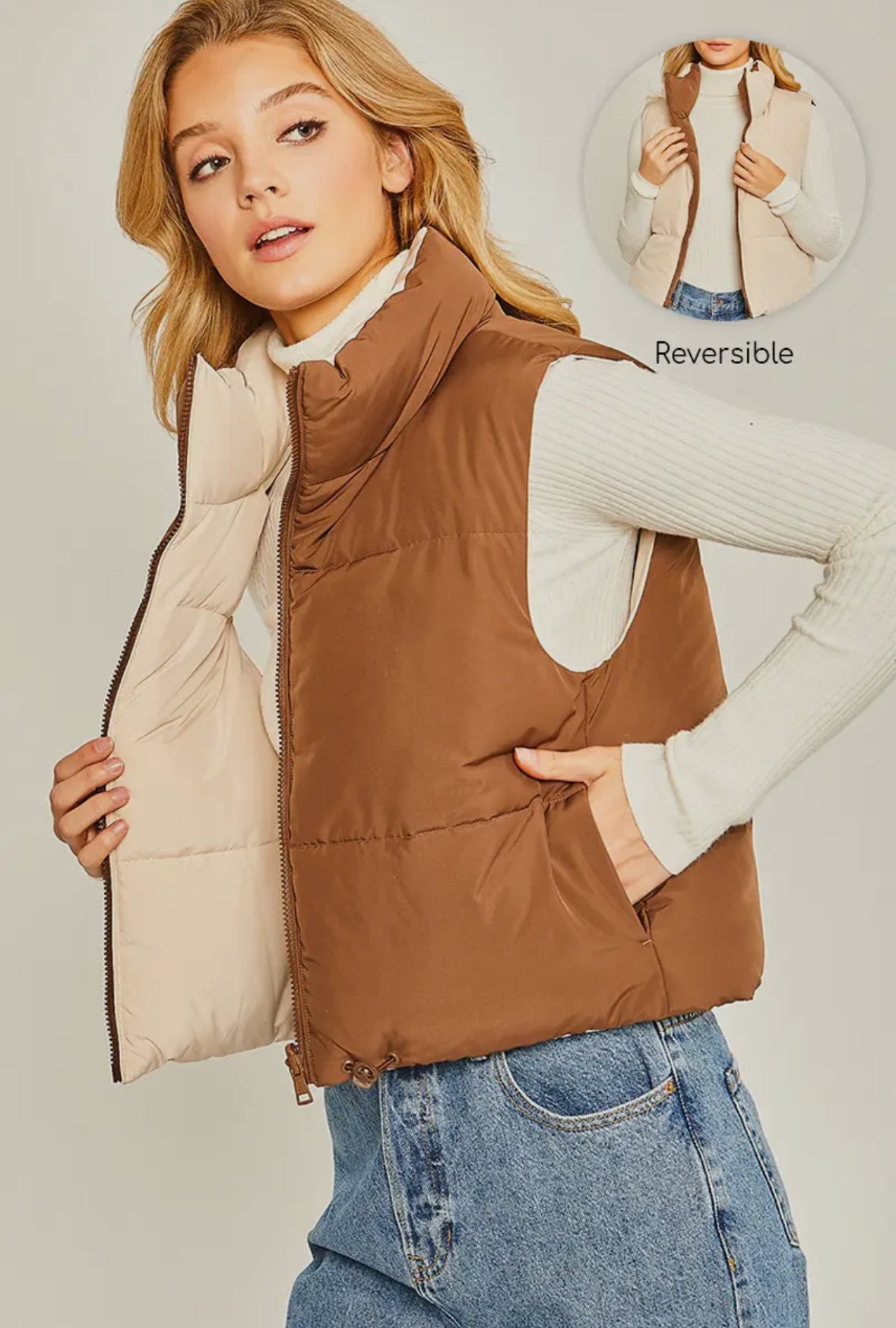Cool it Kara Reversible Puffer Vest RTS