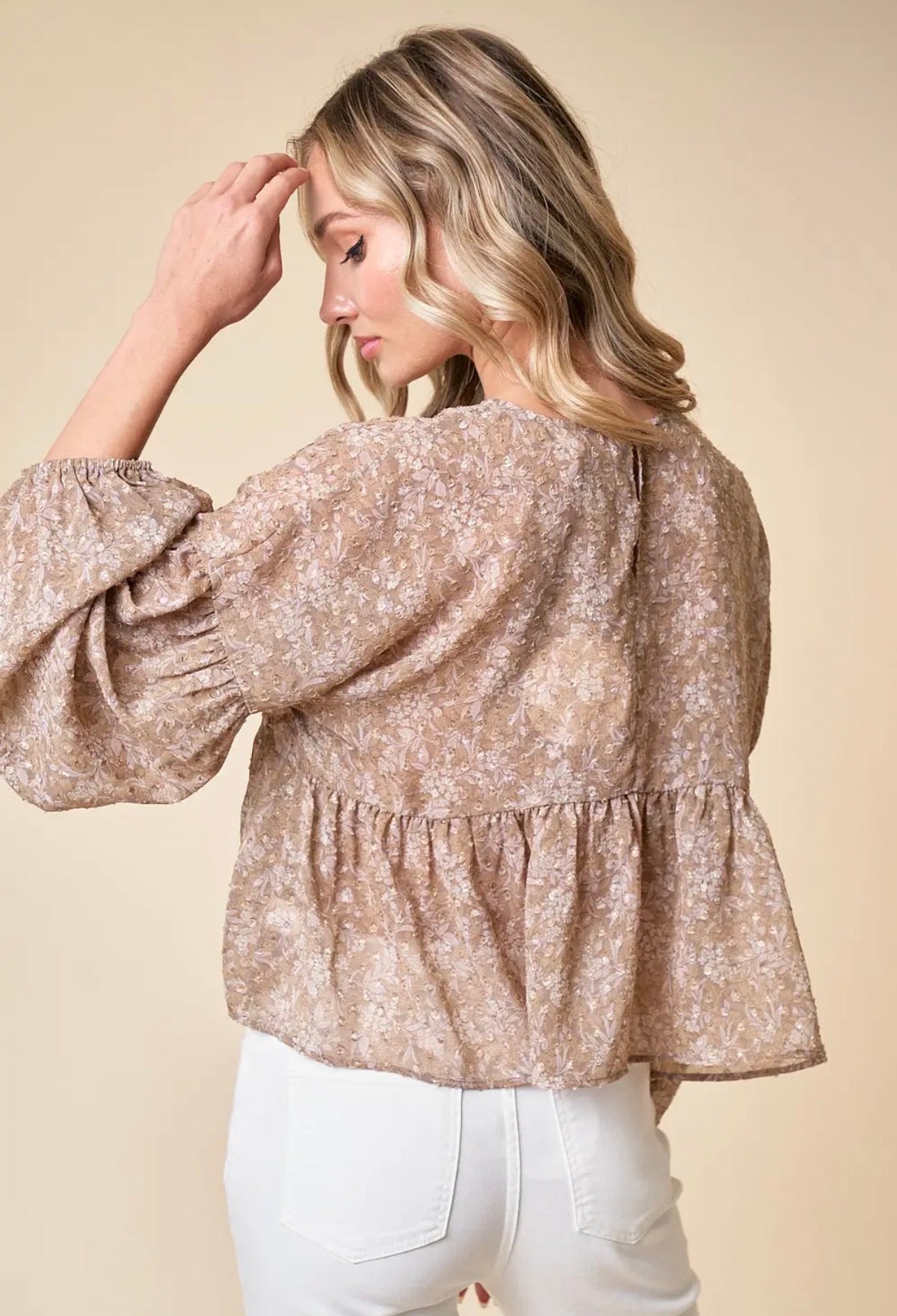Mallory Floral Babydoll Top