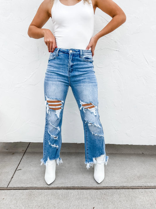 Aubrey Urban Distressed Denim