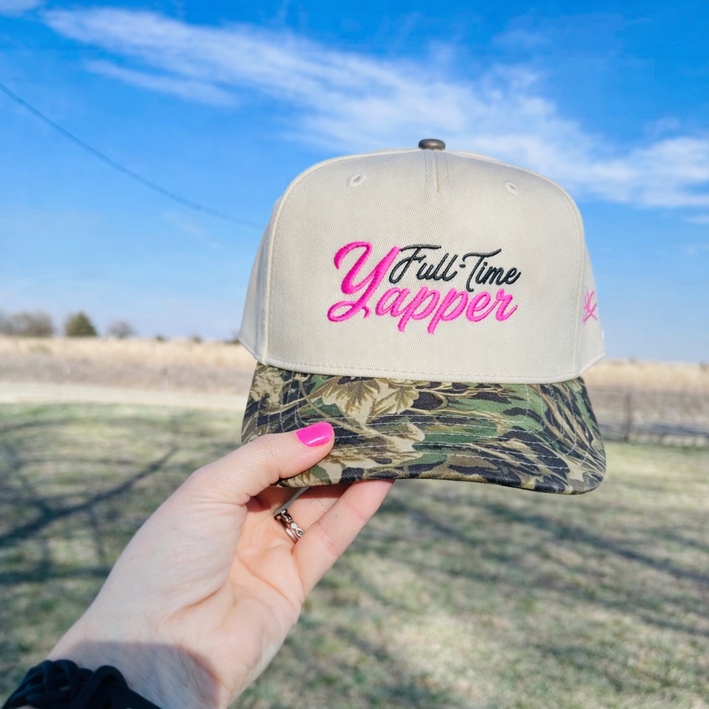 Full Time Yapper Hat + Pink Thread