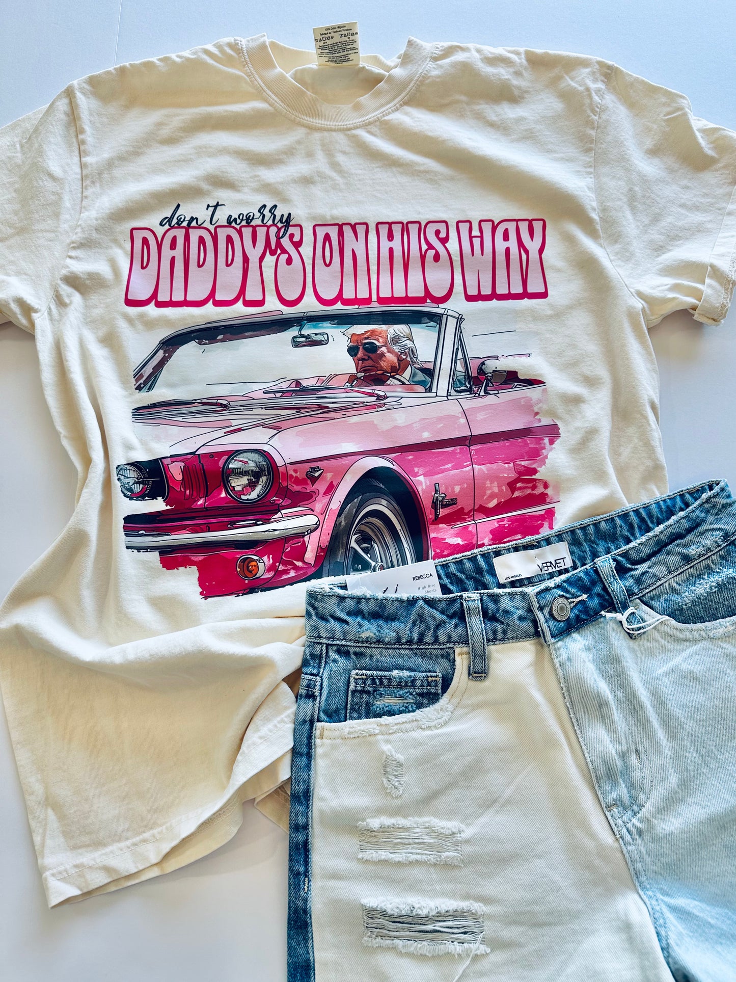 Trump Daddy’s On His Way CC Tee Large