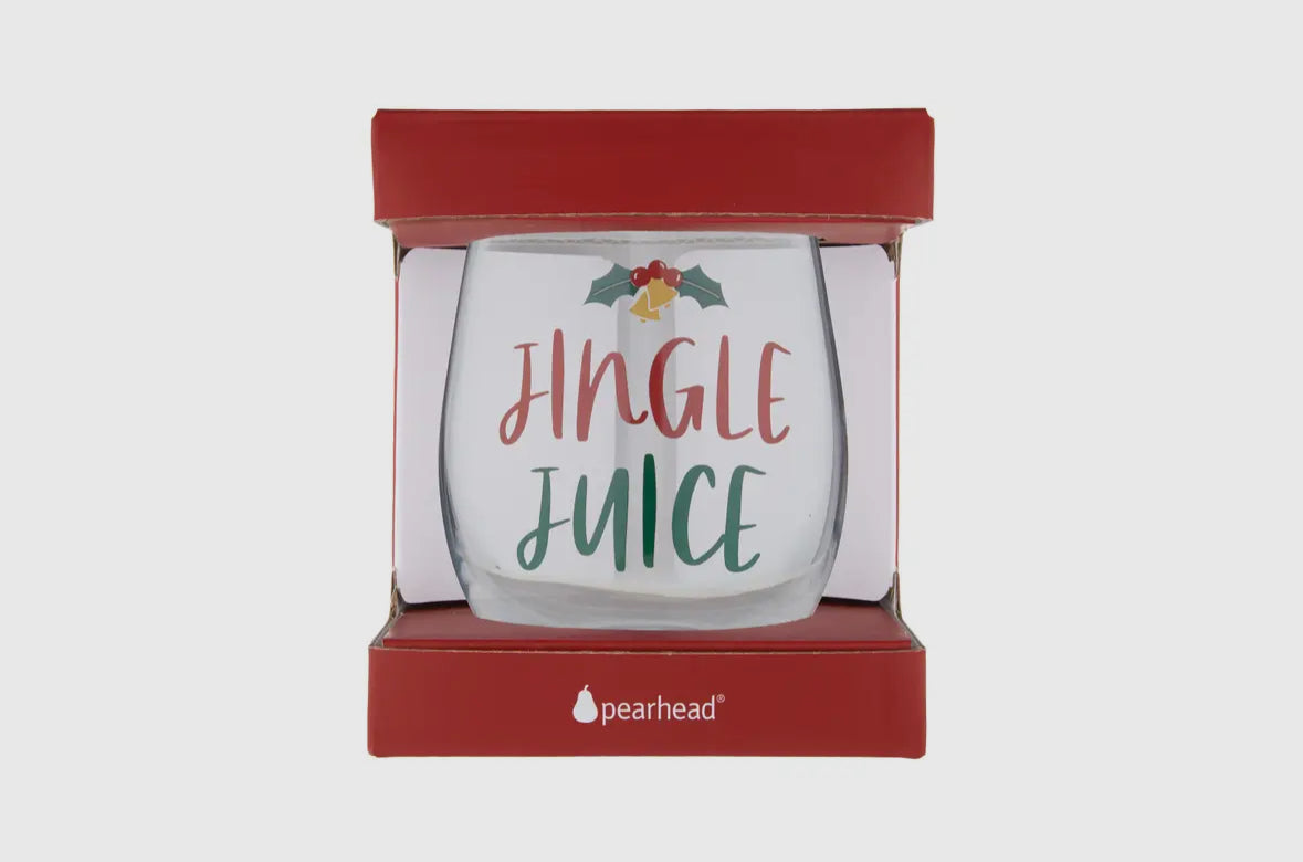 Jingle Juice Wine Glass