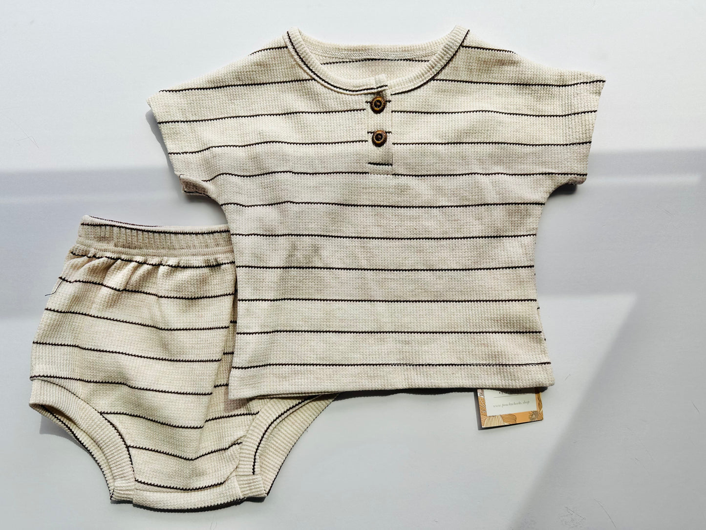 Sawyer Stripe Tee + Bummies RTS