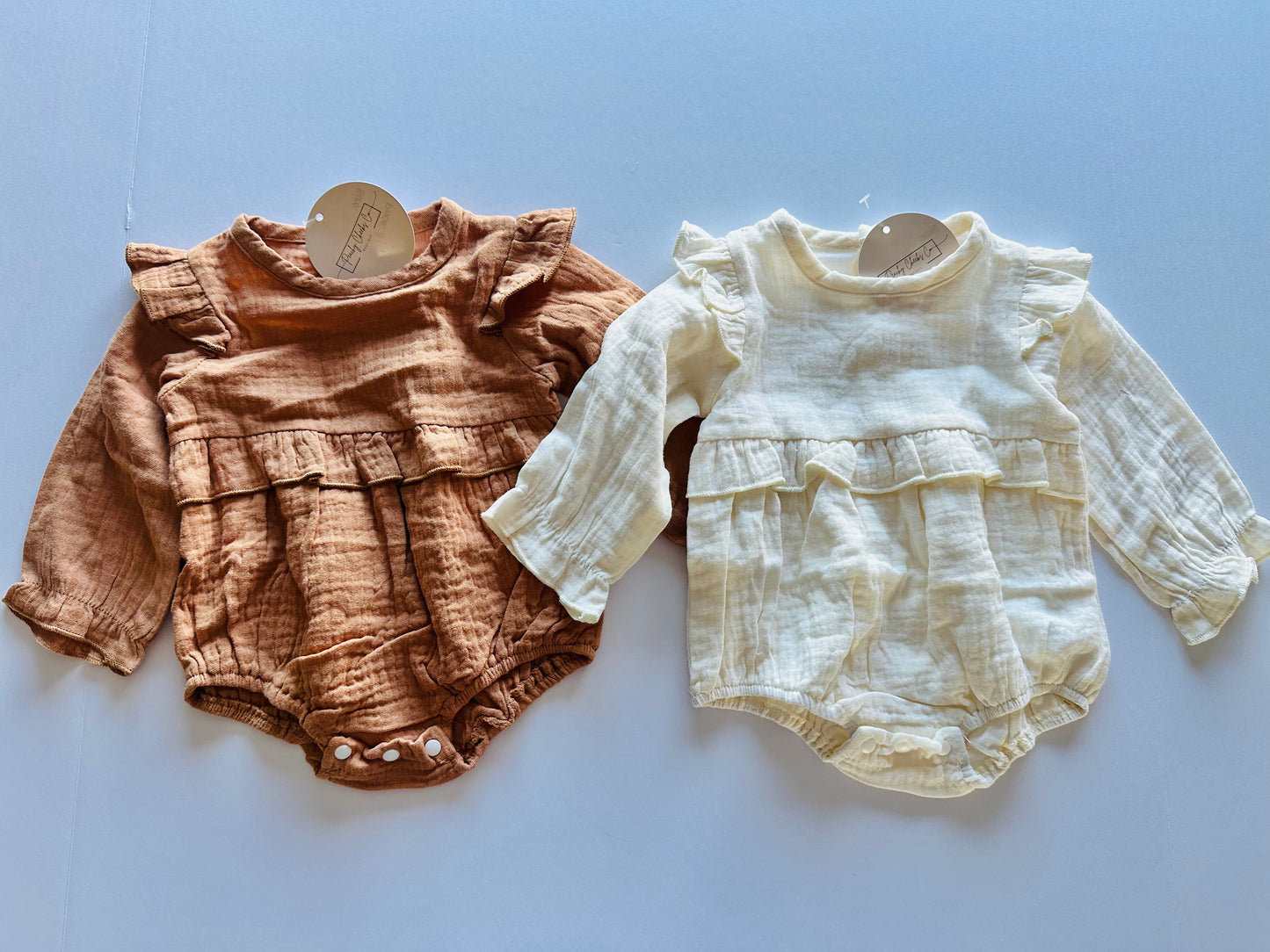 Fran Gauze Frilly Romper