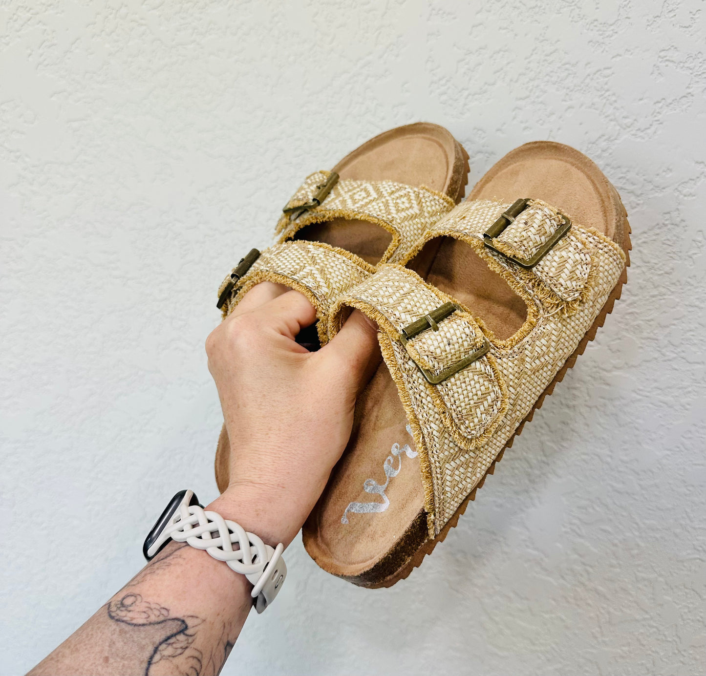 Sand Boho Woven Wanderer Sandals