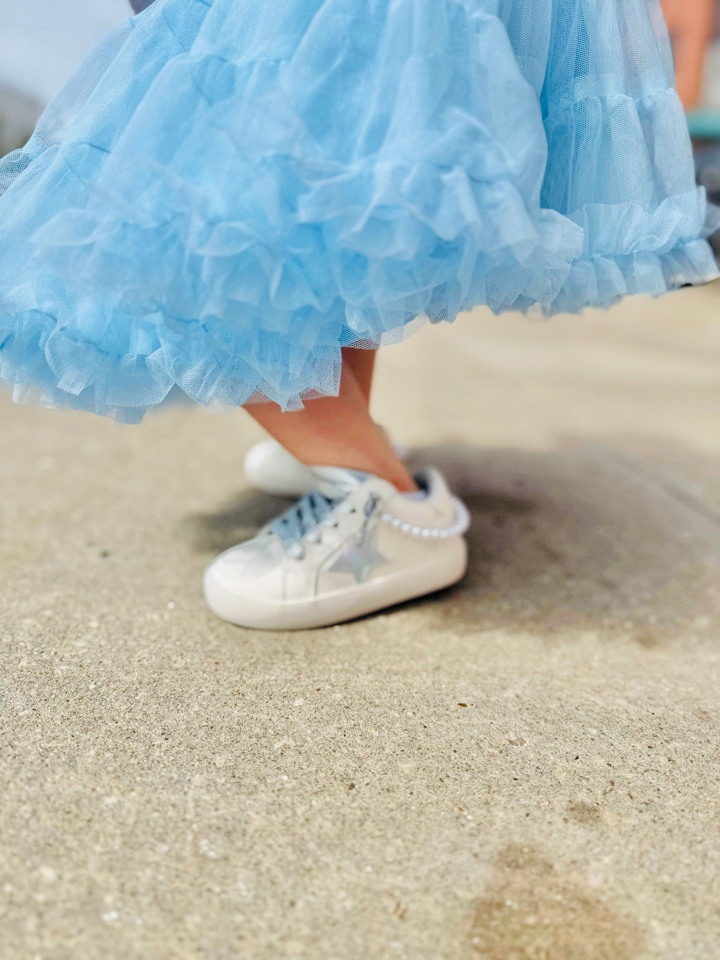 7C Pearl Strap + Iridescent Star Shoe RTS