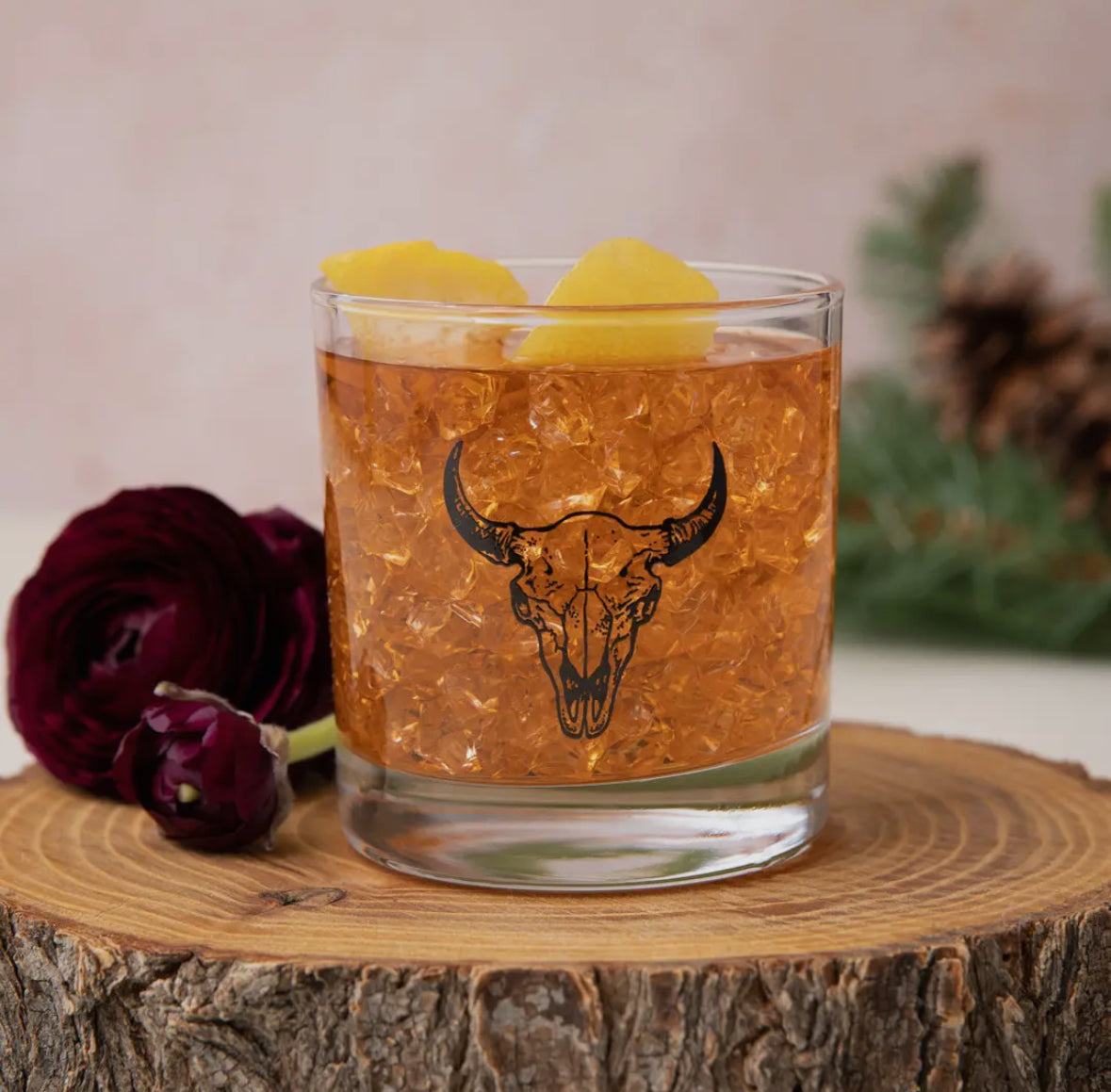 Buffalo Skull Whiskey | Cocktail Glass