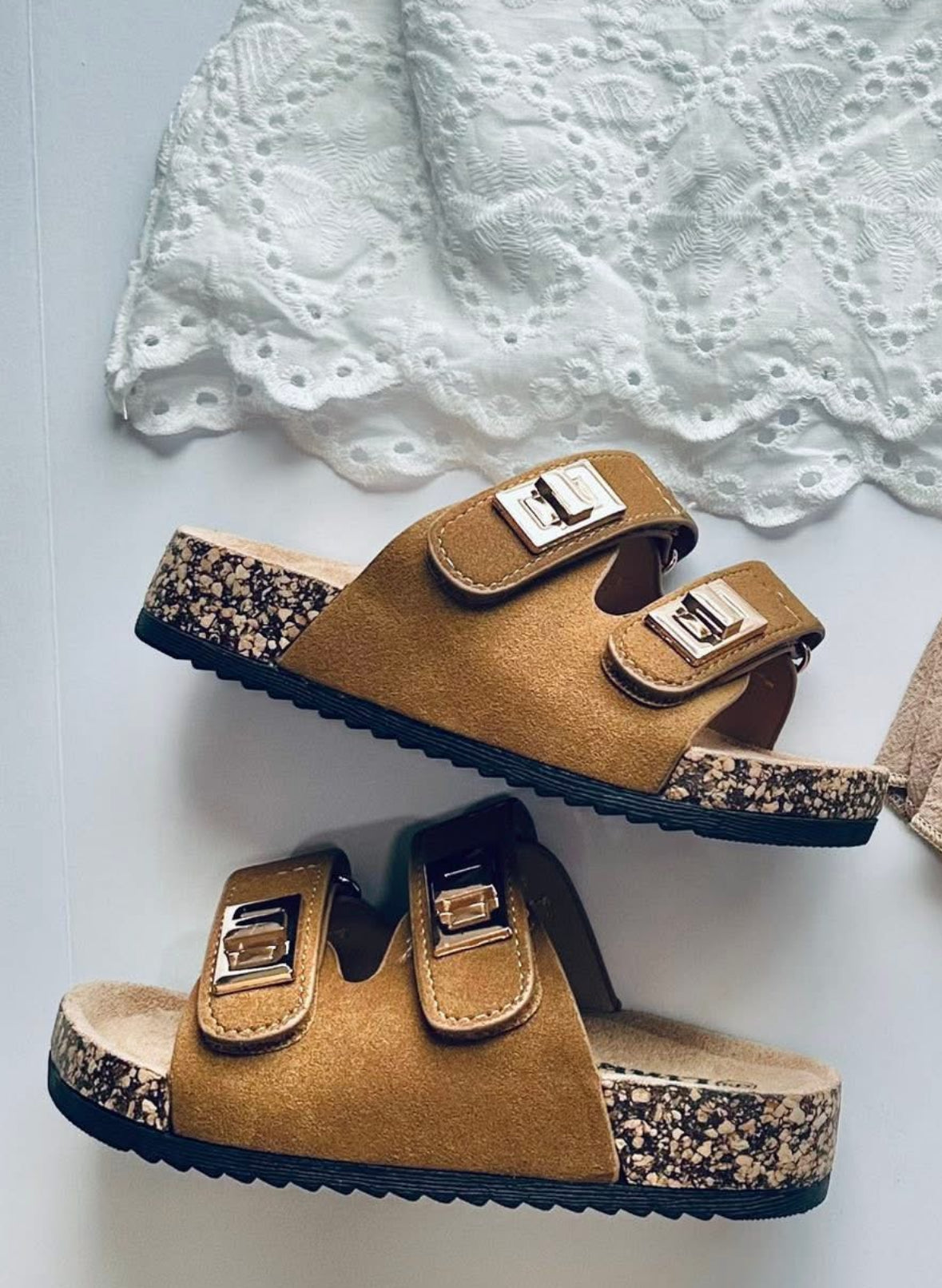 Chloe Camel Sandals
