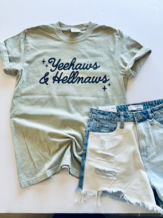 Yeehaws & Hellnaws CC Tee Small