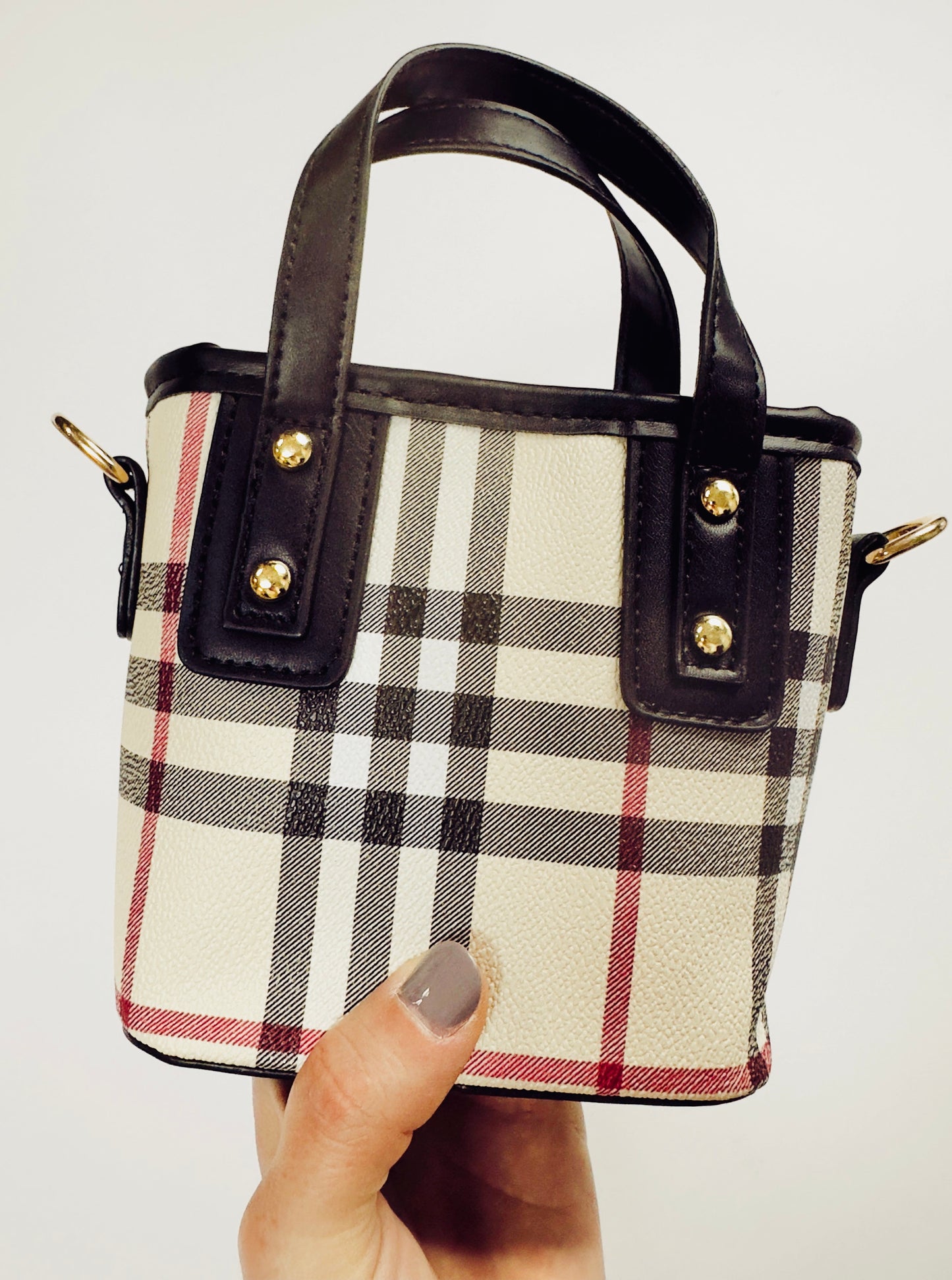 Breakfast At Tiffany’s Plaid Mini Purse