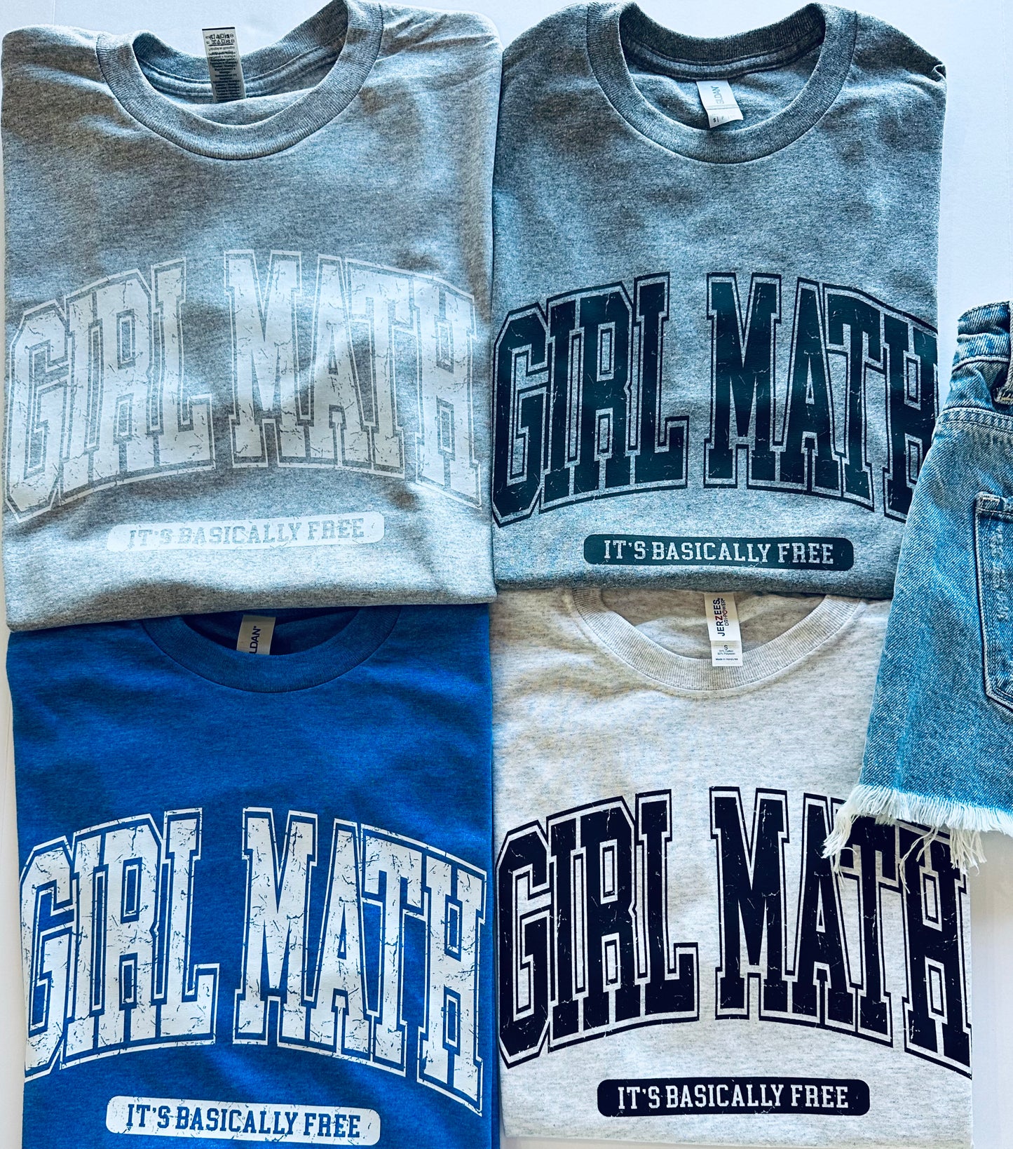 Girl Math, It’s Basically Free Gildan Tee