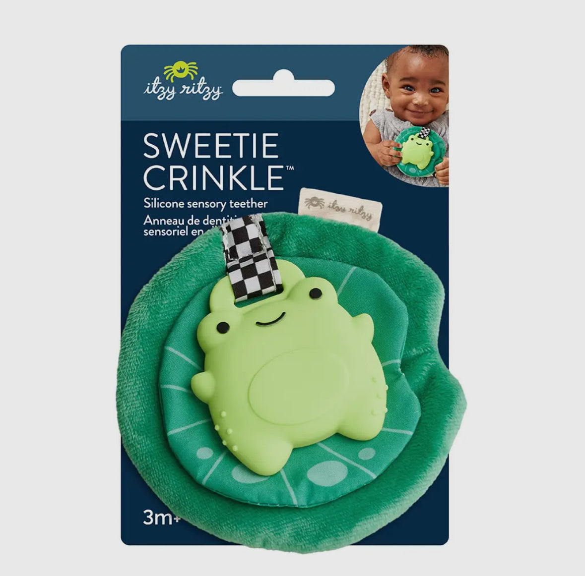 Itzy Ritzy Sweetie Frog Crinkle