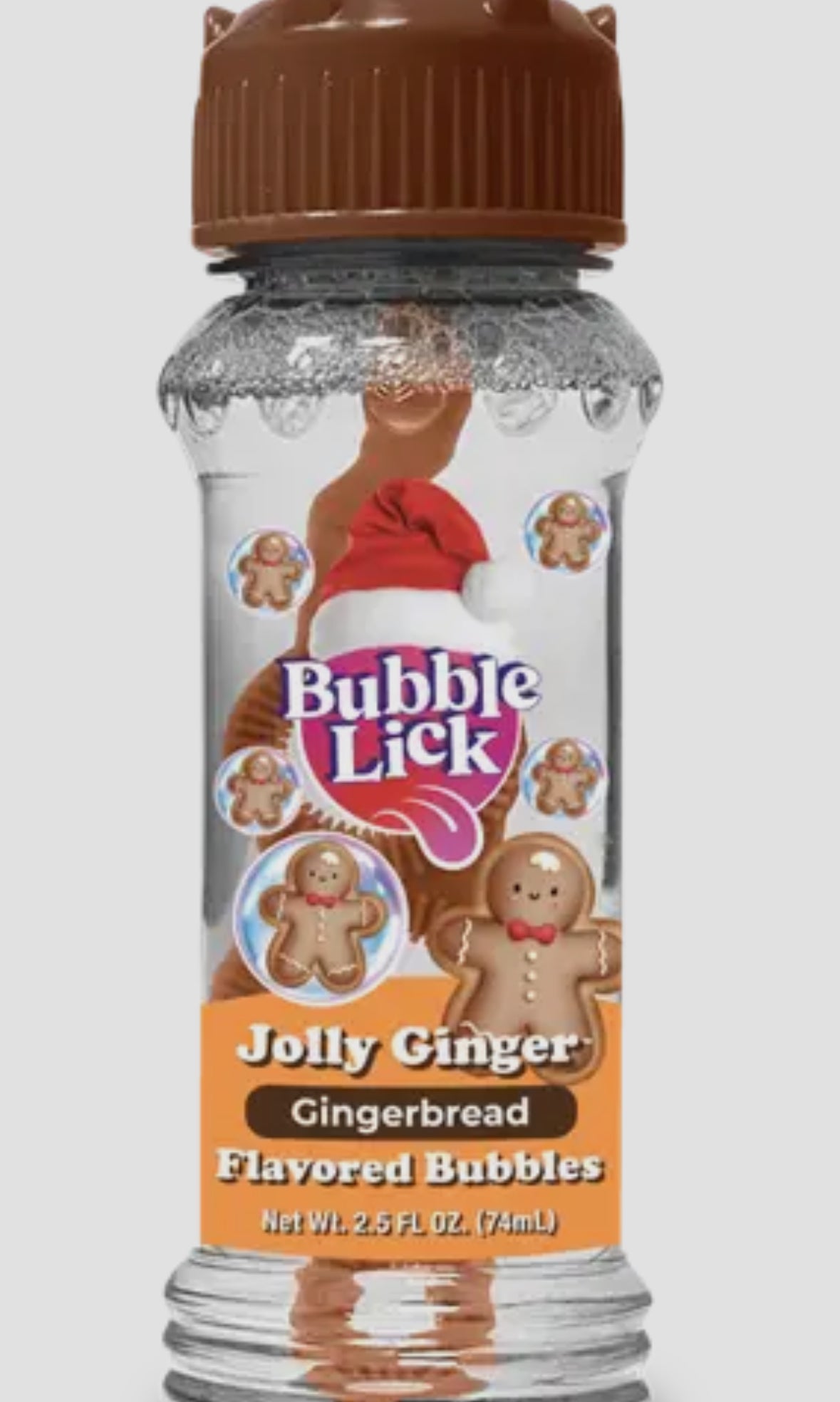 Bubblelick Gingerbread Lickable Bubbles RTS