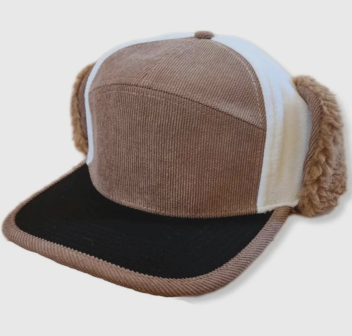 Corduroy Sherpa Flapjack Trapper Hat RTS