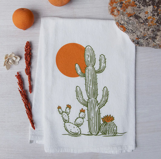 Cactus Flour Sack Towel