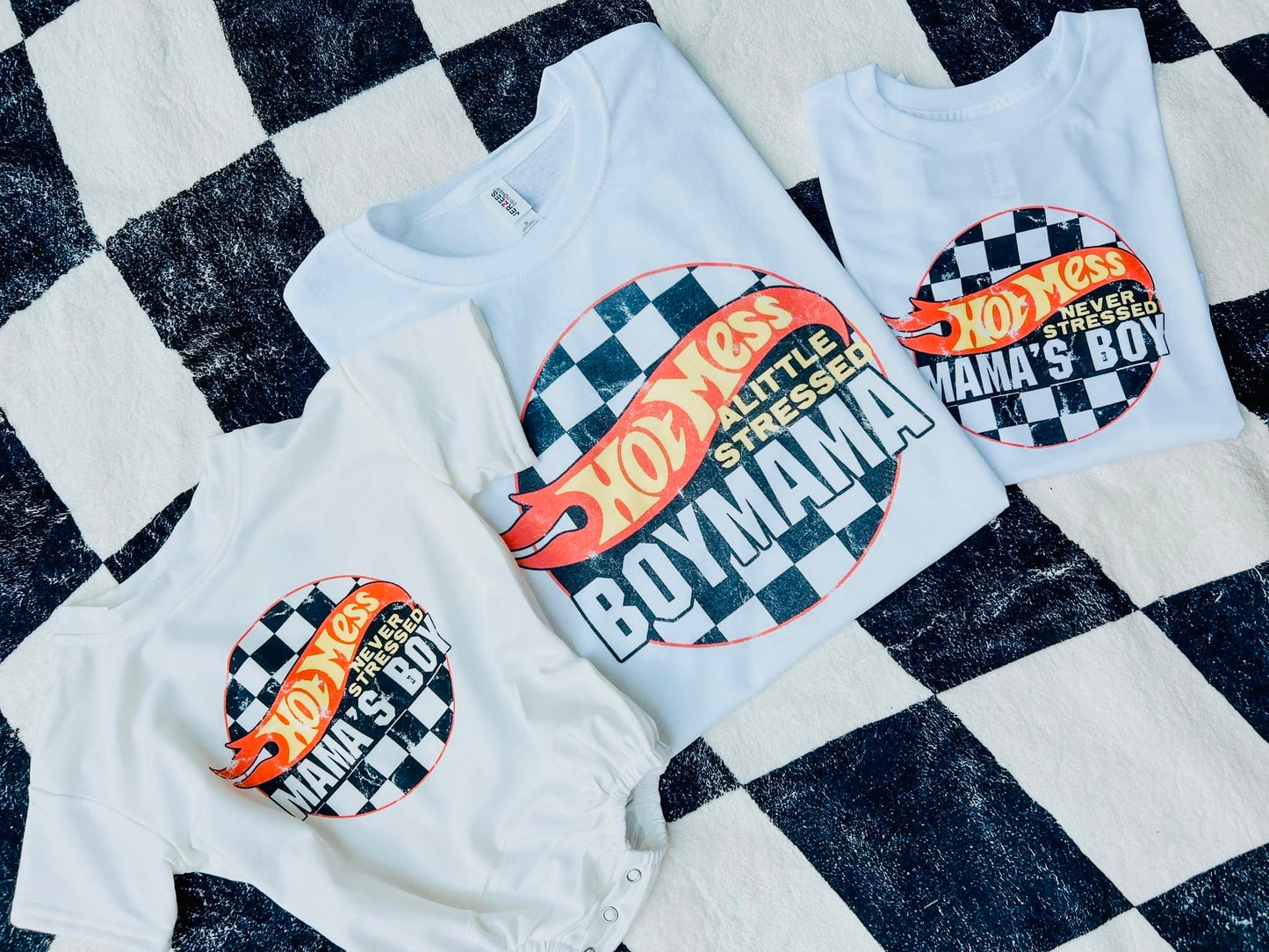Hot Mess Boy Mama Tee