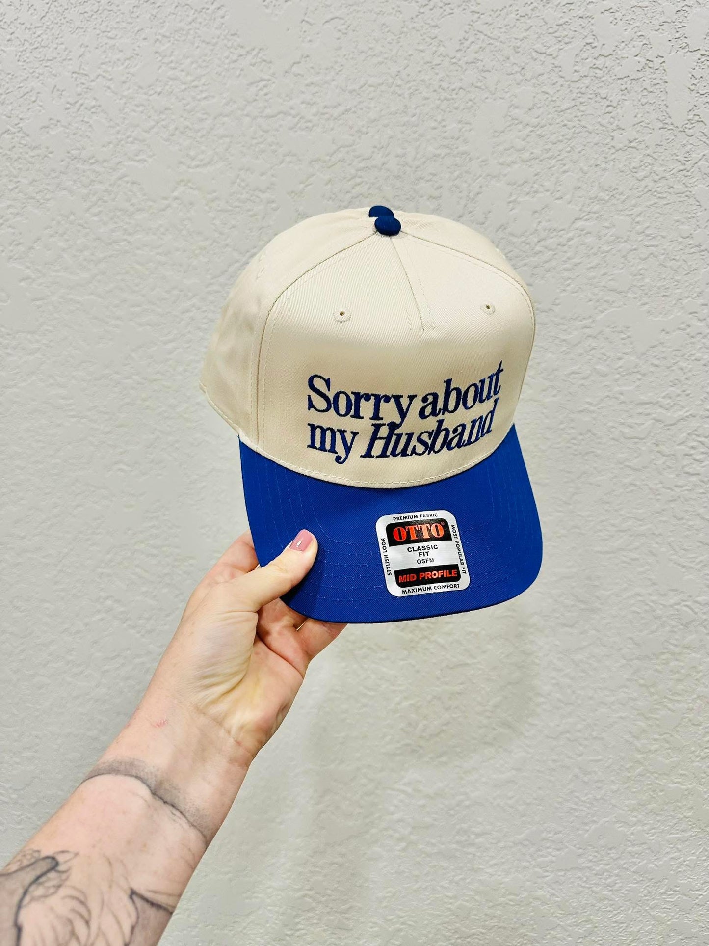 Sorry About My Husband Hat RTS