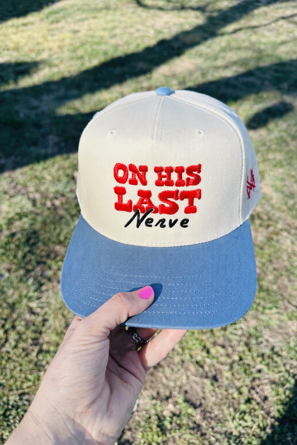 On His Last Nerve Trucker Hat