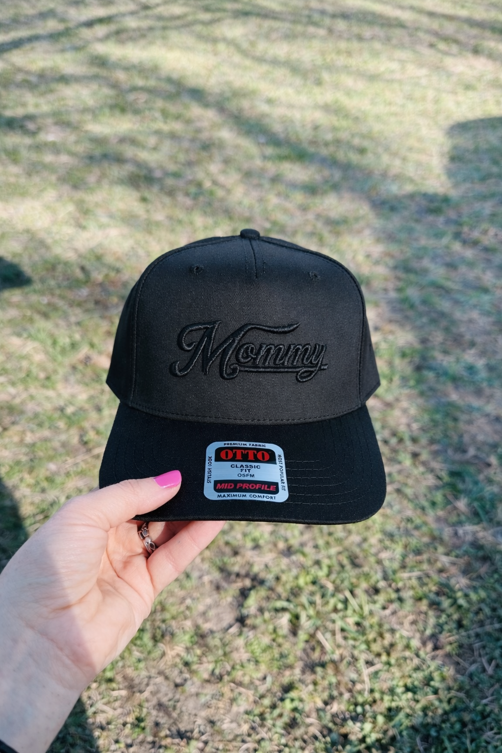 Mommy Retro Blackout Trucker Hat