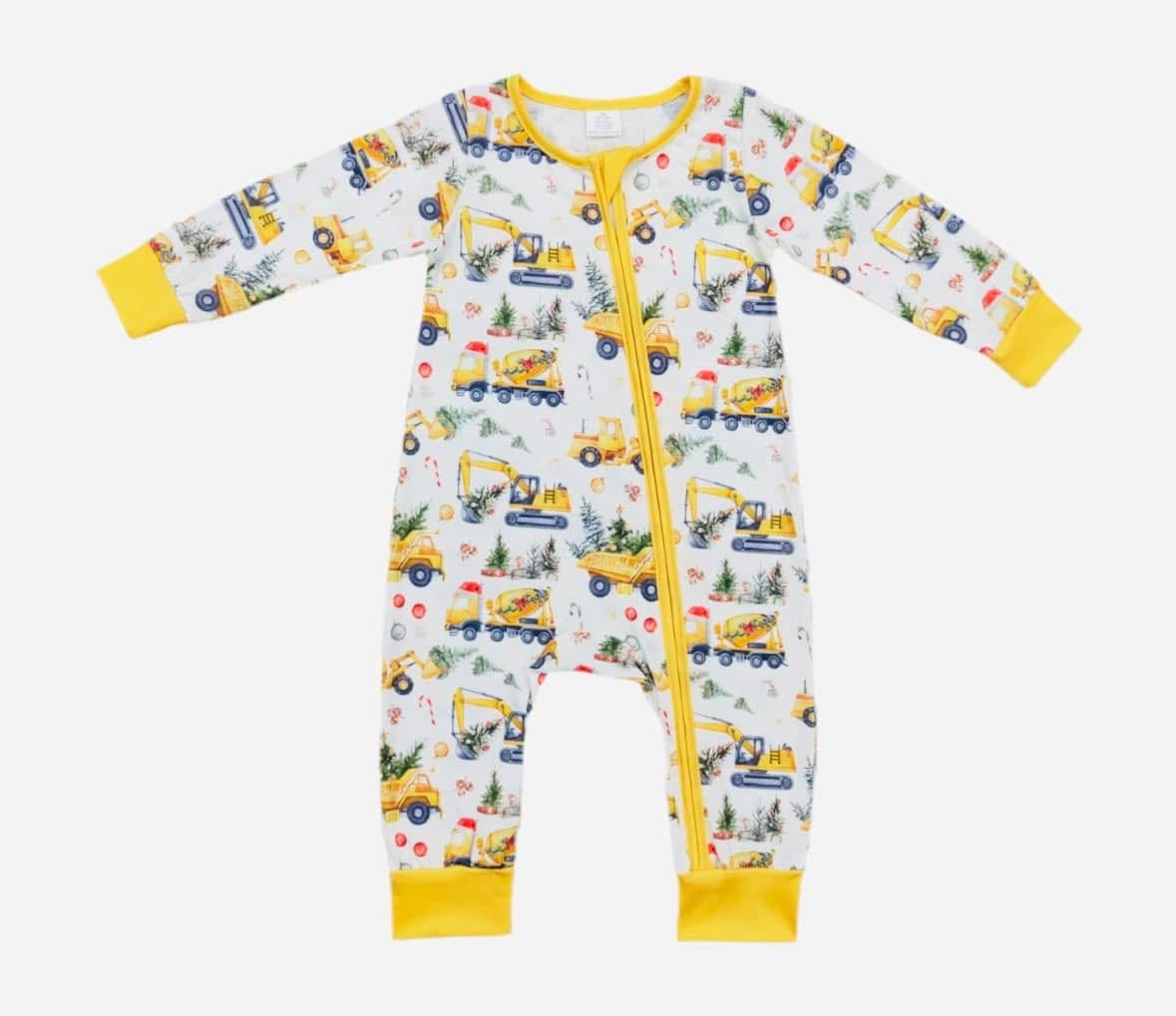 Zippy or 2-Piece Construction Christmas Bamboo Cotton Blend