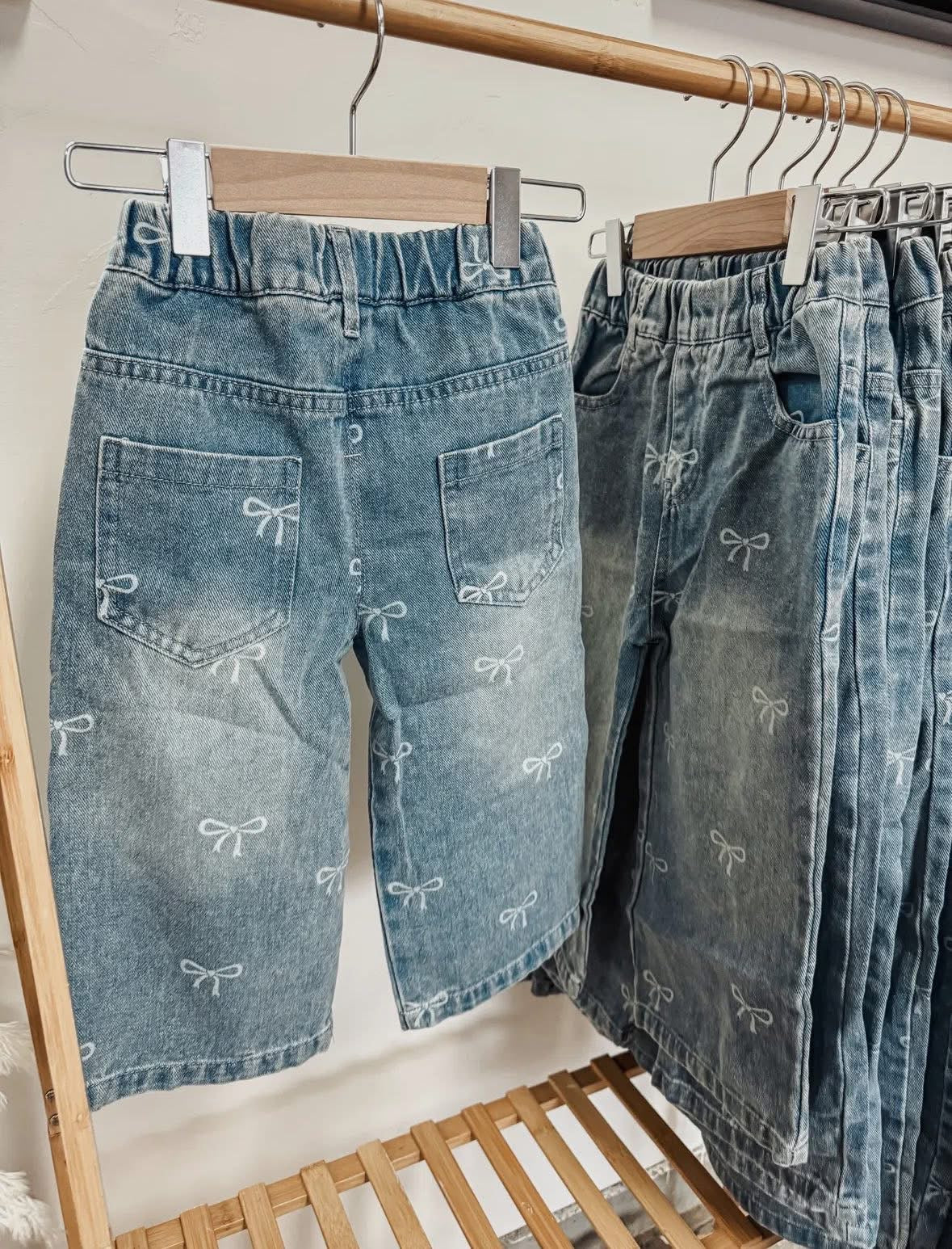Girls Bowknot Baggy Denim RTS