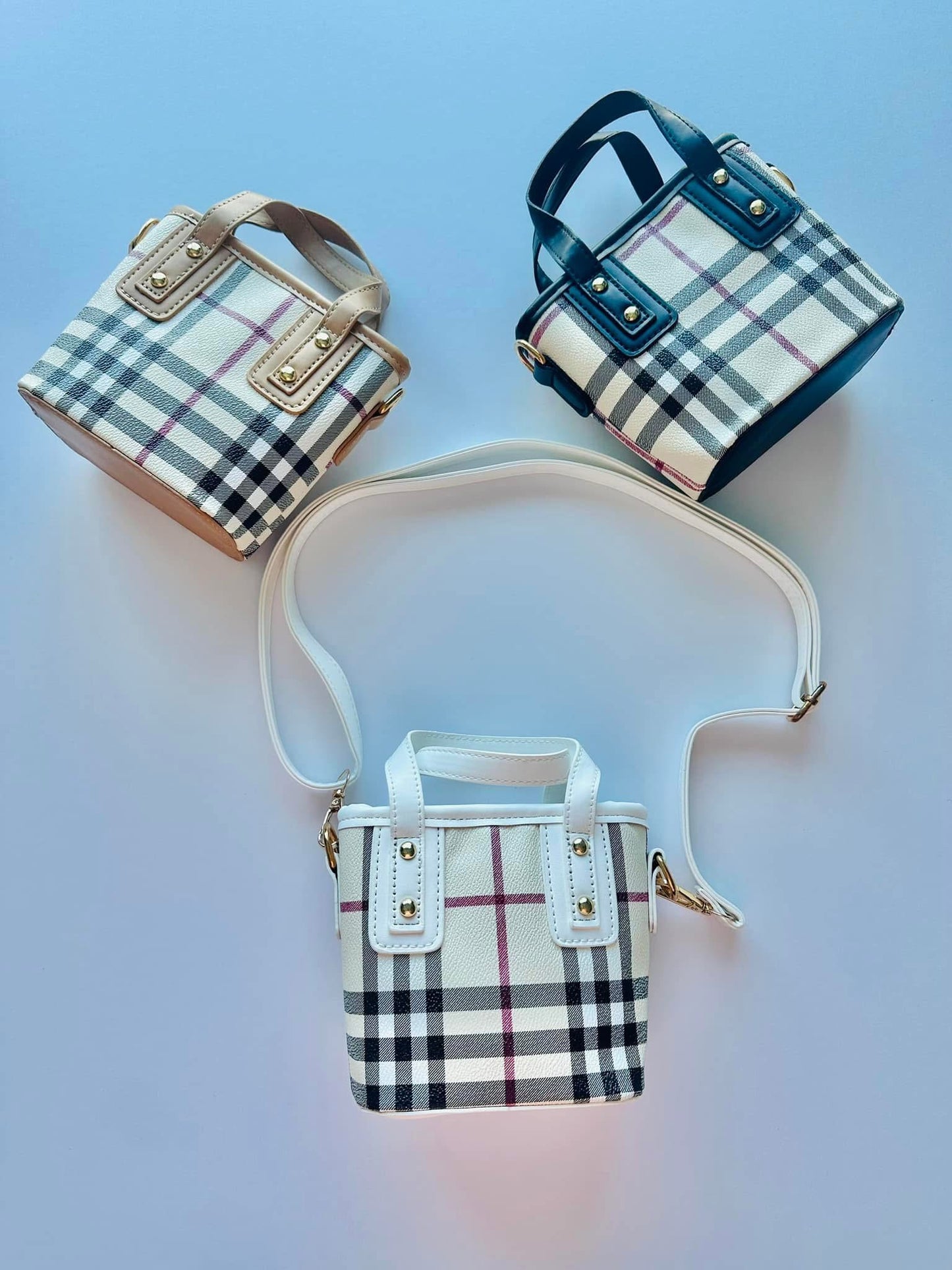 Breakfast At Tiffany’s Plaid Mini Purse