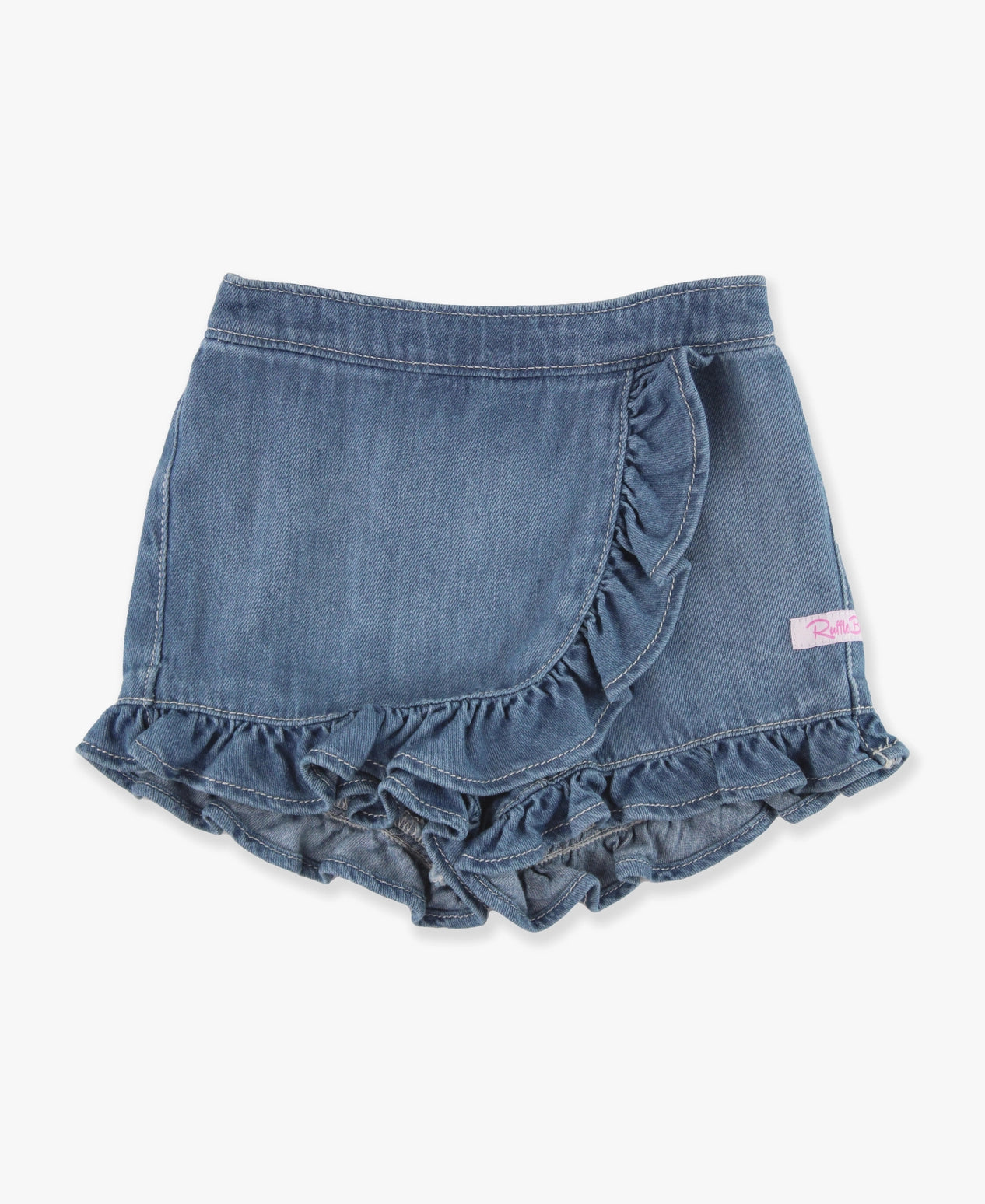 Girls Denim Ruffle Skort RTS