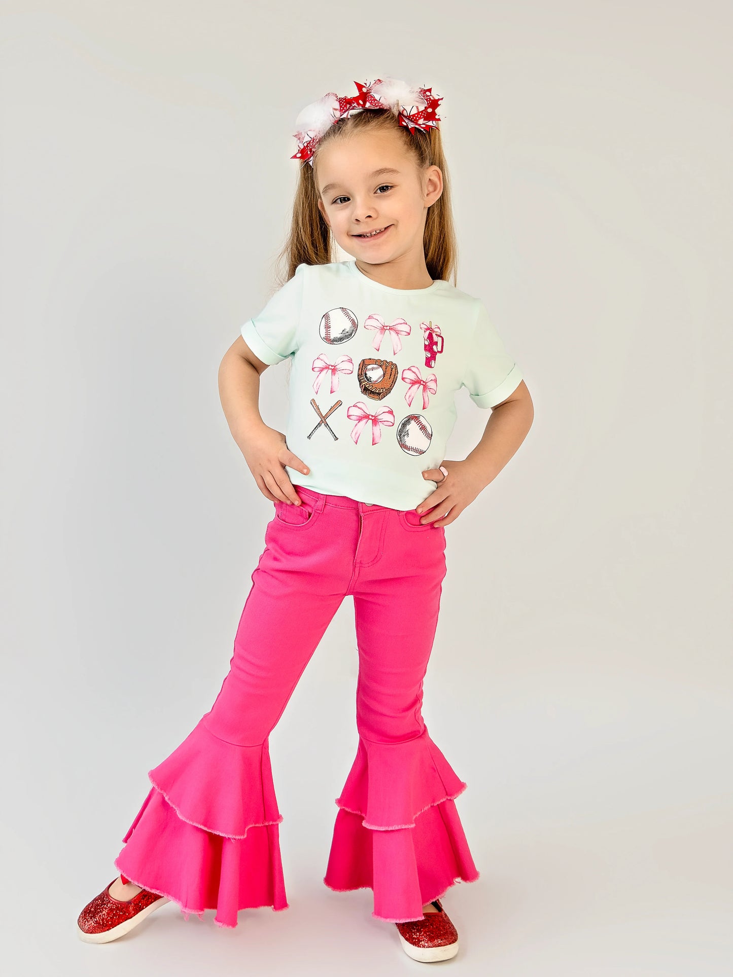 Hot Pink Double Trouble Bells RTS