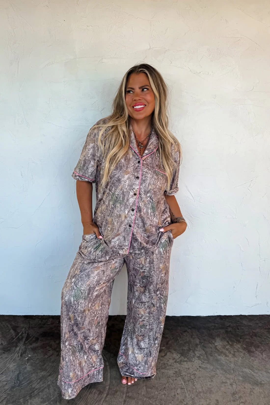 Hunt This! Camo Luxe PJ Set RTS