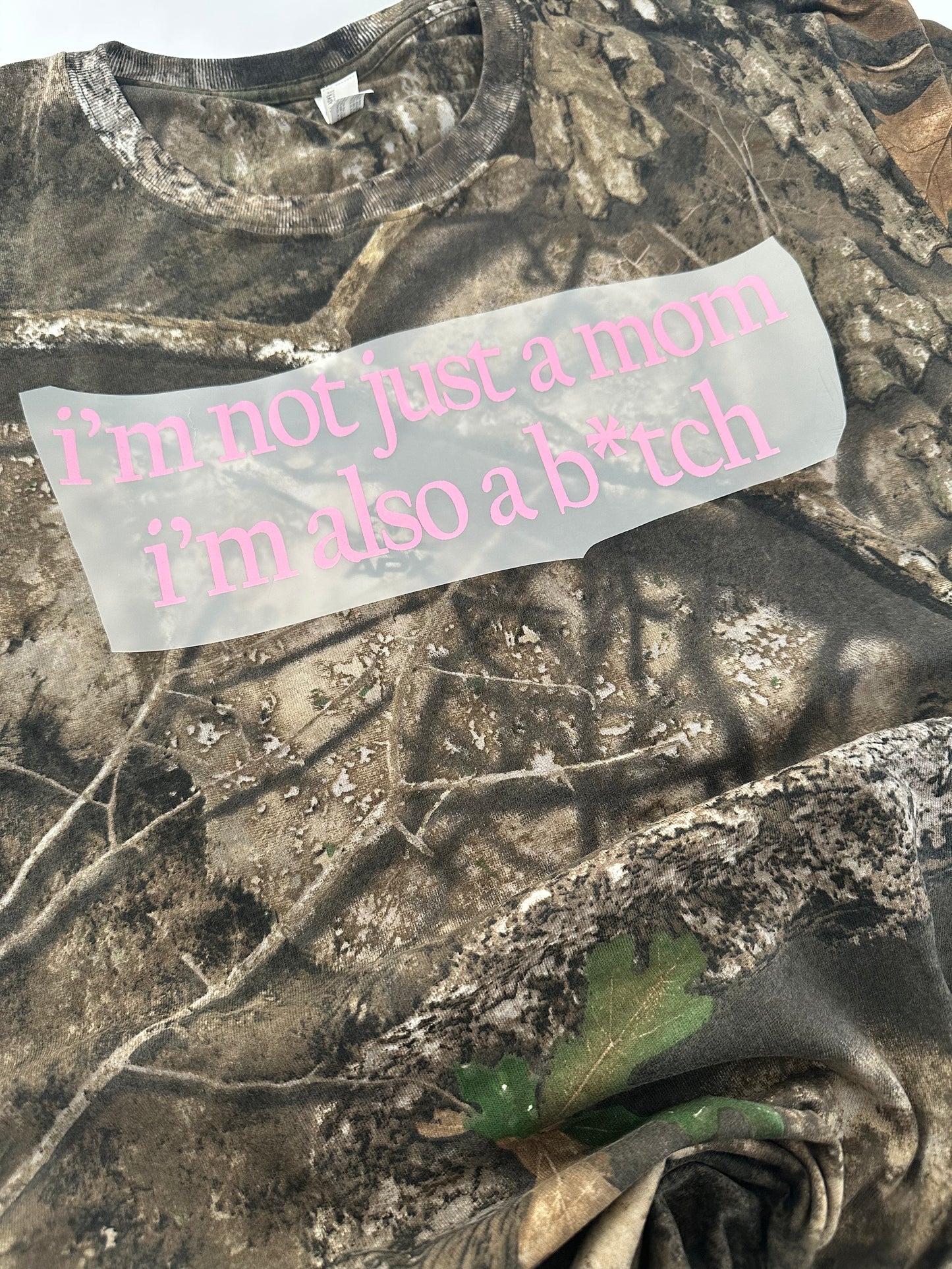 I’m Not Just A Mom Camo Tee