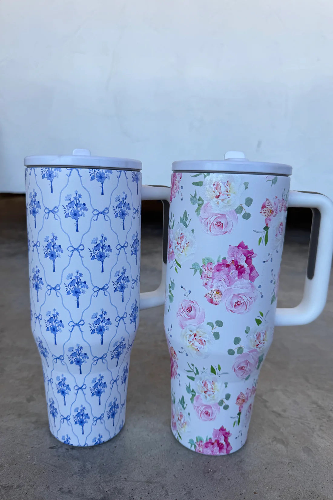 Blue Chinoiserie 40oz Tumbler RTS