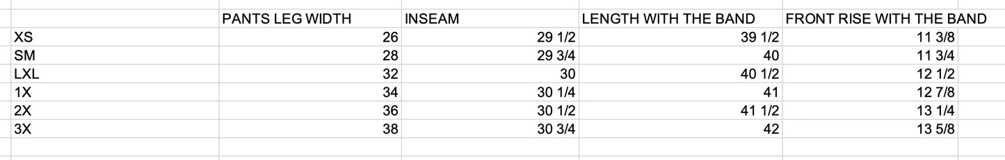 Happy Camper Camo Wide Leg Pant RTS