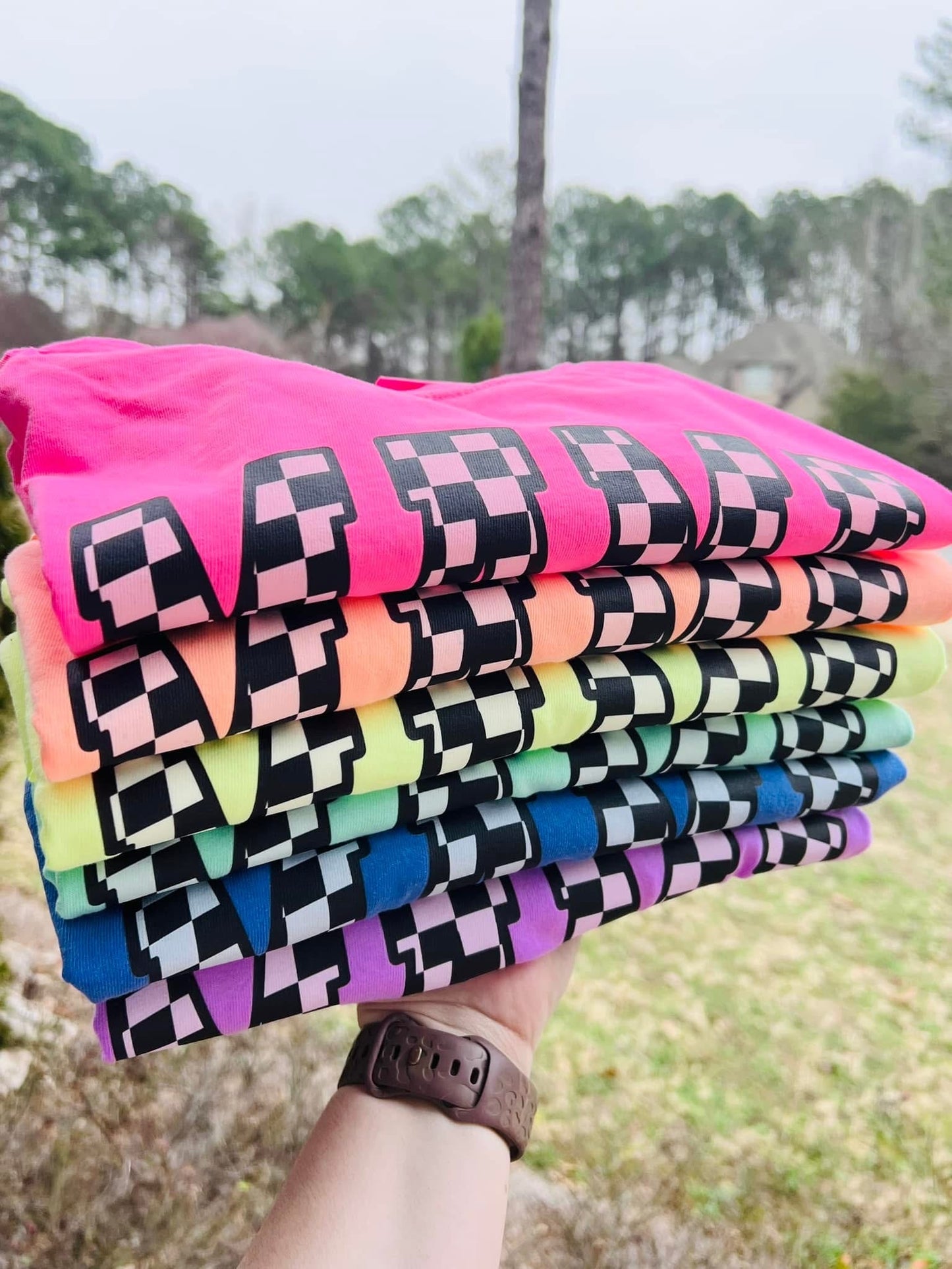 Neon Check Mama RTS