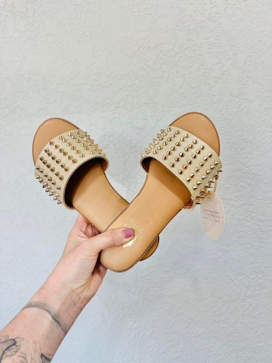Cassie Slip On Studded Sandal