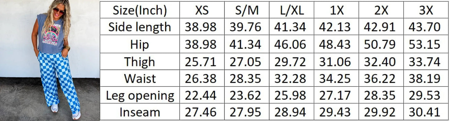 Cassandra Checkered Pop Pants RTS