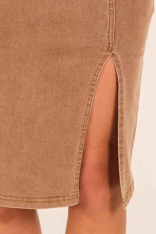 Sable Rodeo Nights Midi Stretchy Denim Dress