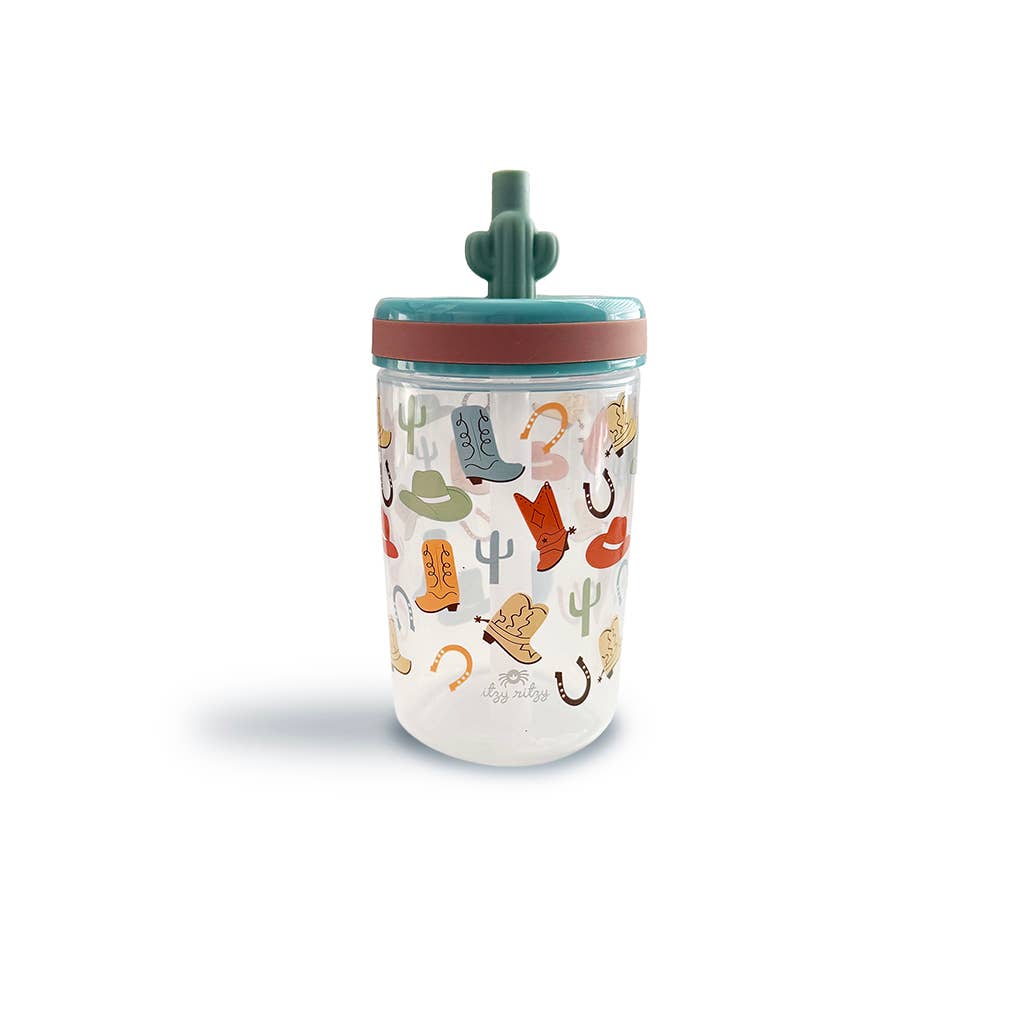 *NEW* Itzy Icon Cup™ - Western, Giddy Up! Straw Cup